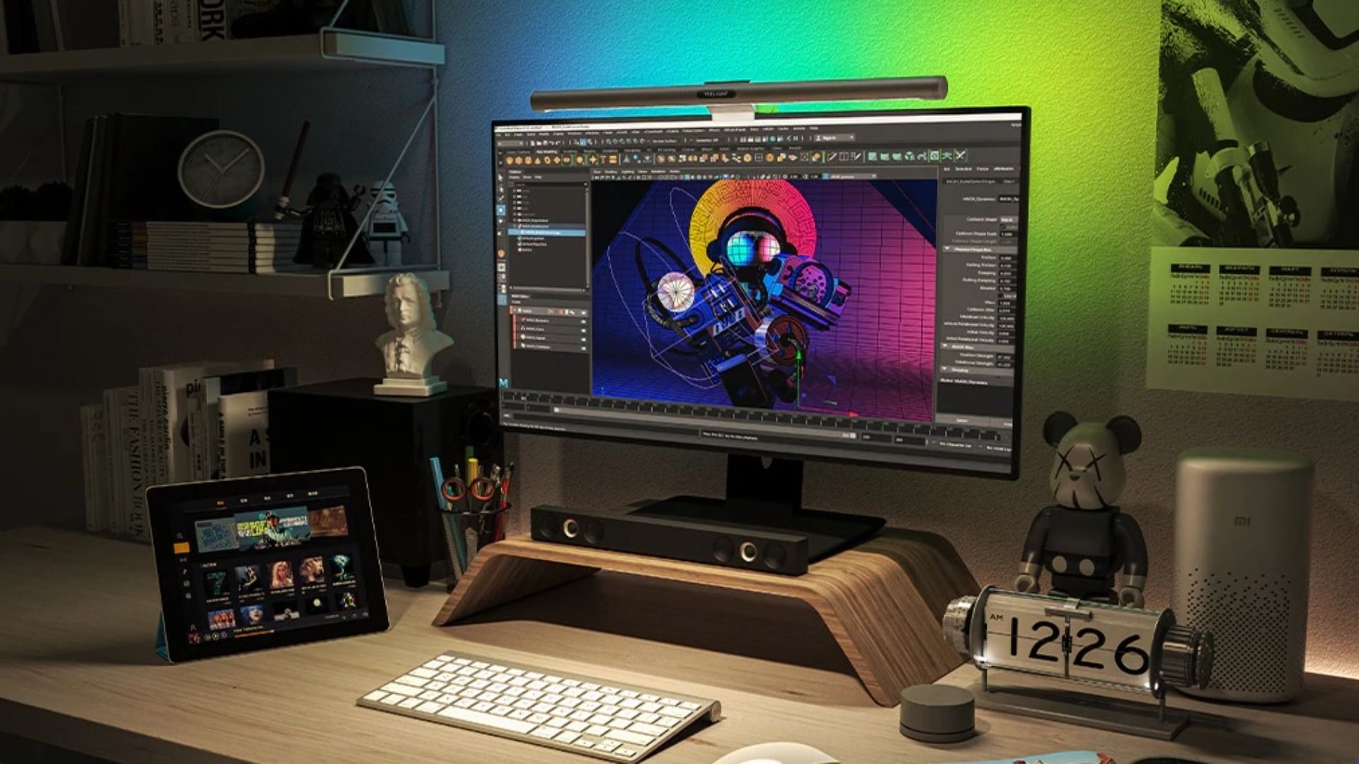 lampara led para monitor