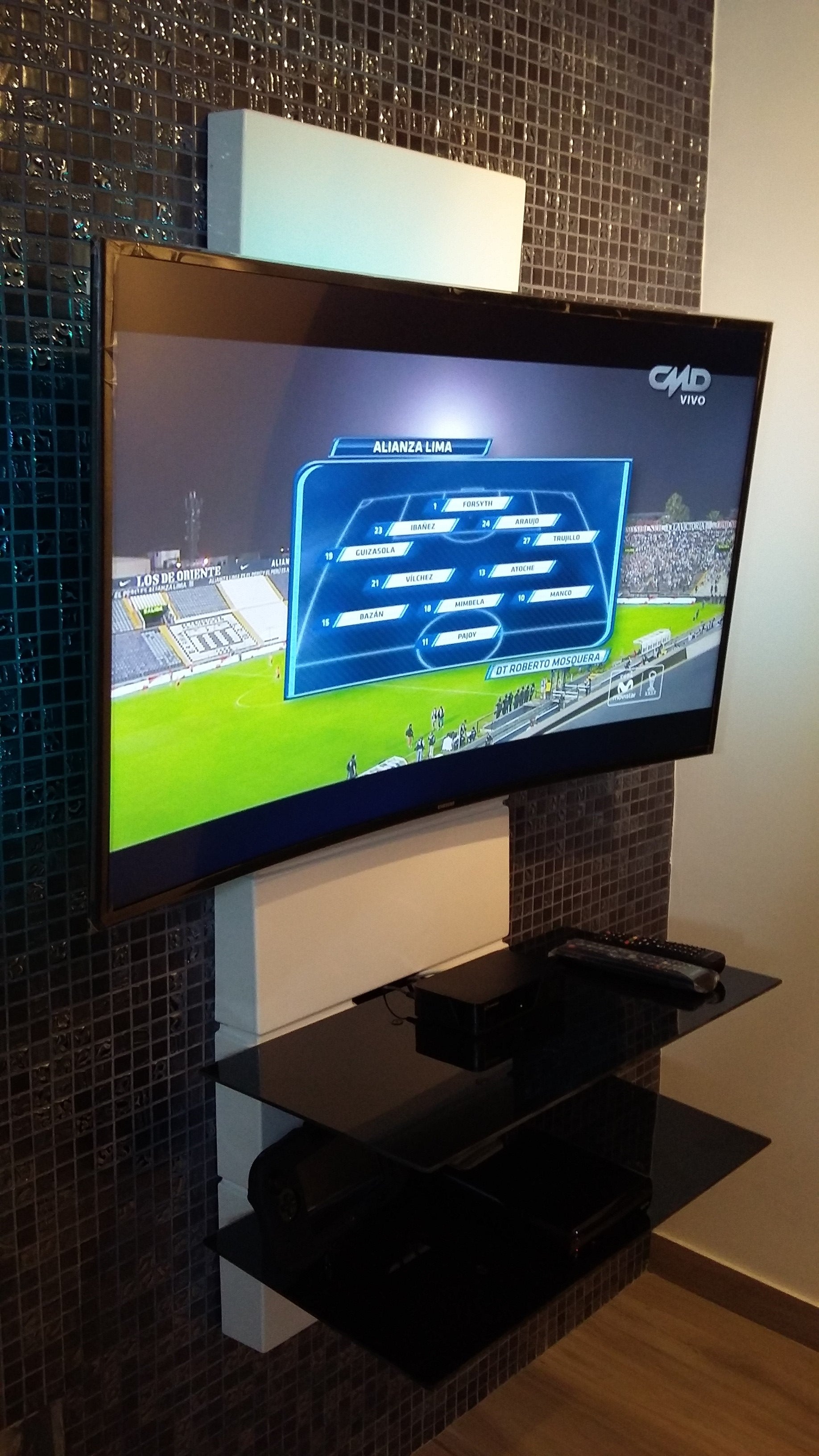 Mueble Flotante para TV 32 a 55 Pulg / VESA Max 400x400mm / Carga 20 kg