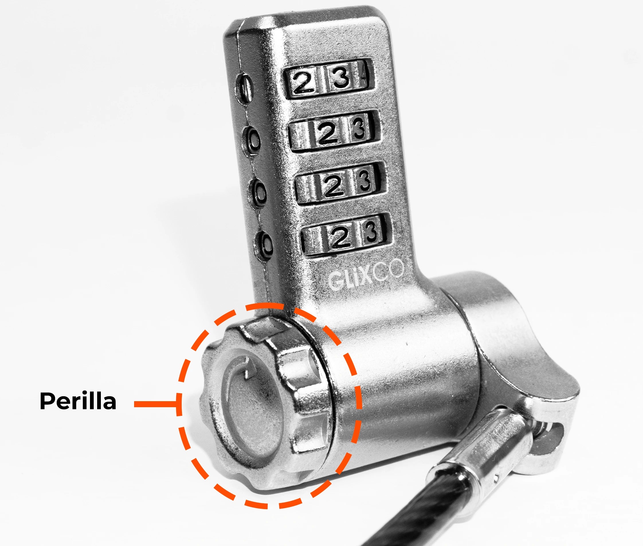 Cable de Seguridad para Laptop con Clave 4 dígitos / 2 Mt / Ranura Universal