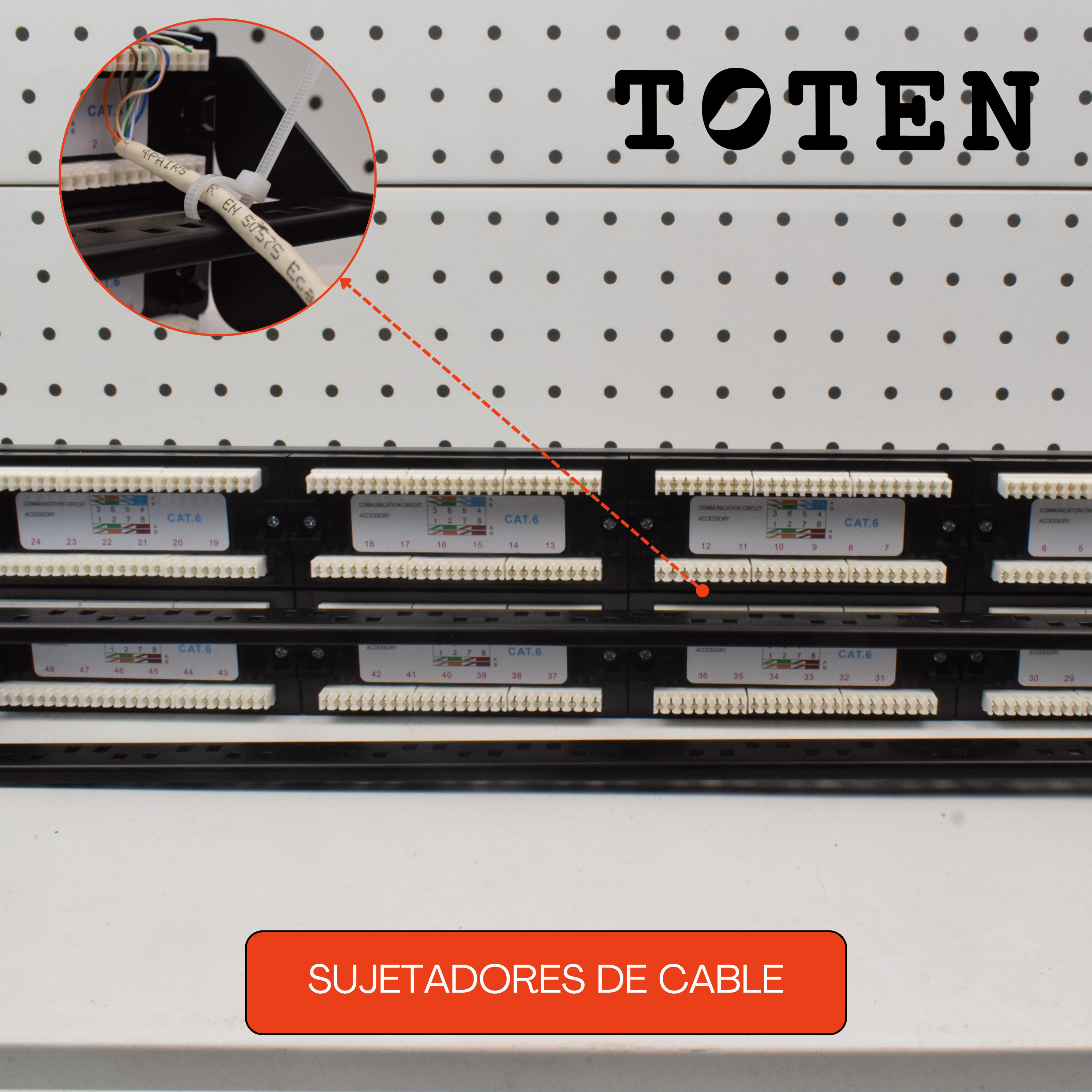 PATCH PANEL DE 48 PUERTOS RJ-45 CAT 6