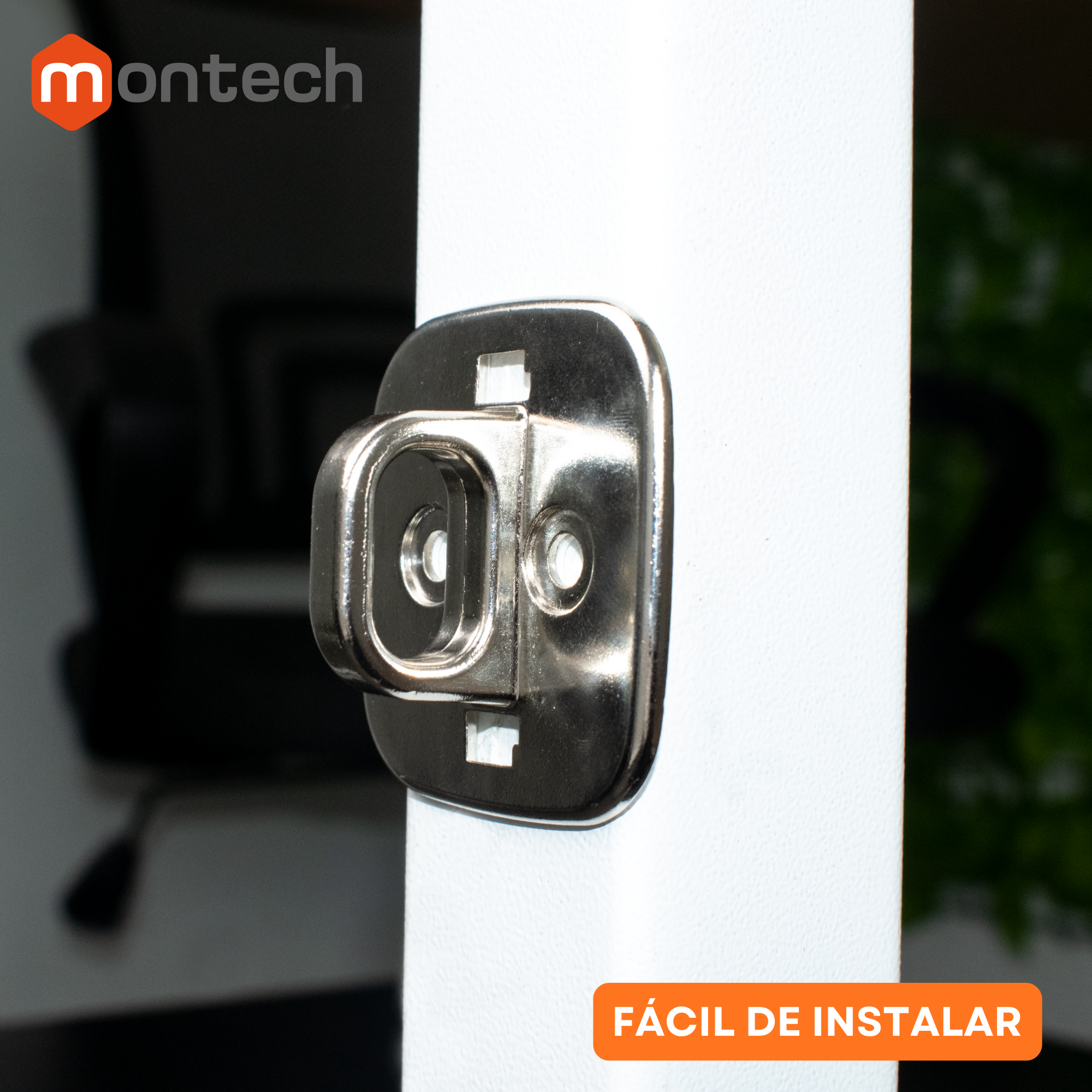 Placa Base con Anclaje para Cables de Seguridad