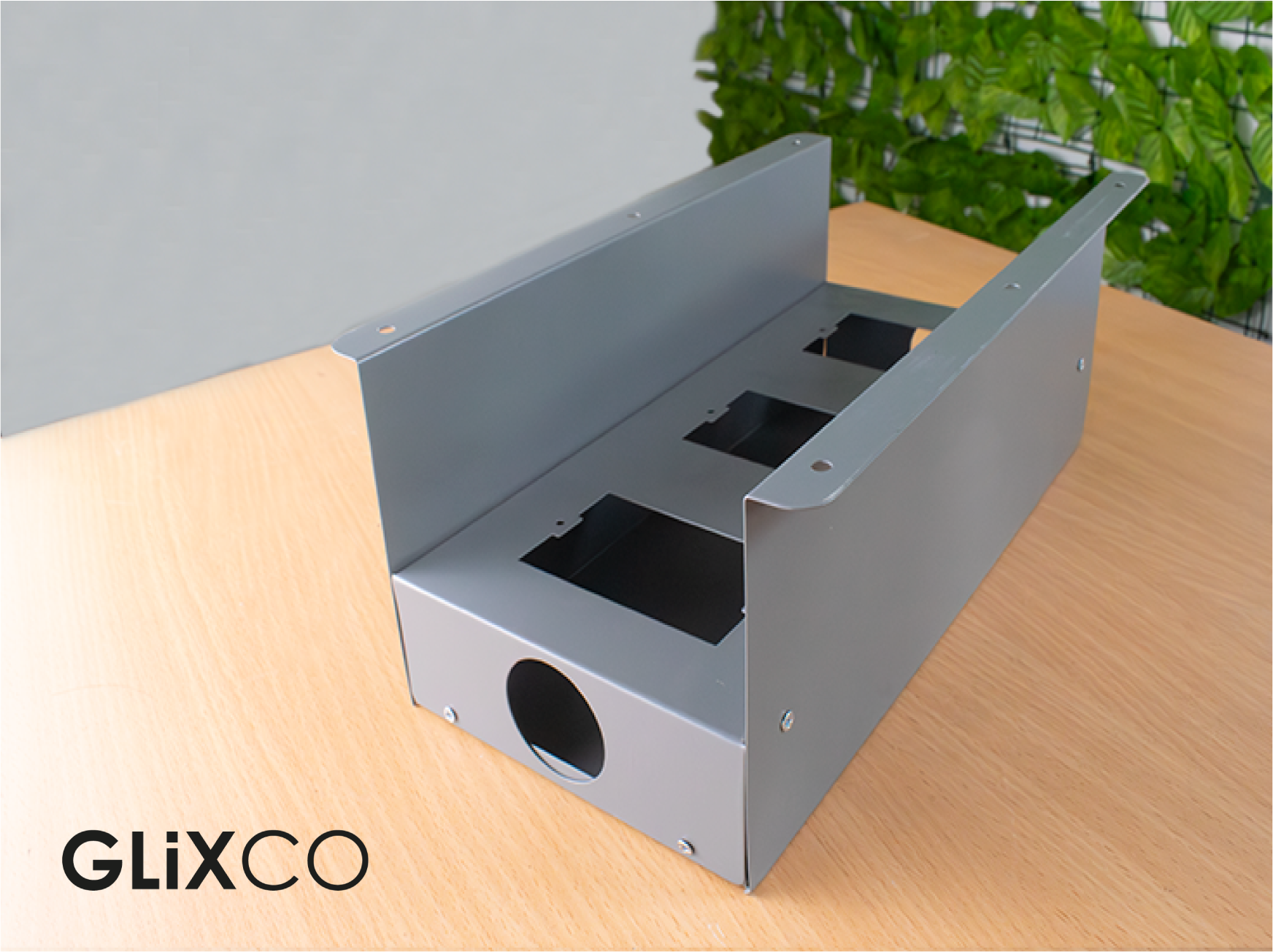 Caja de Conexion Metalico sin Tapa para 2 o 3 Modulos
