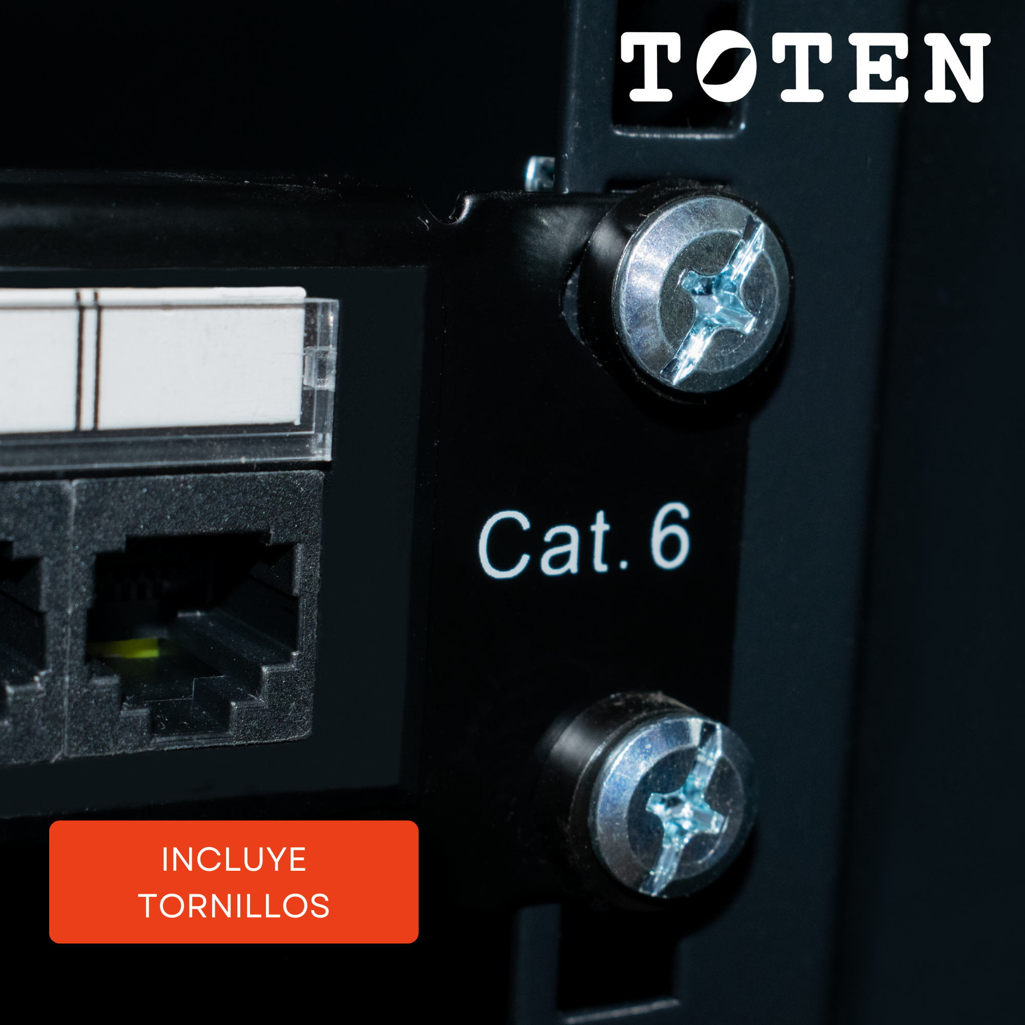 PATCH PANEL DE 24 PUERTOS RJ-45 CAT 6