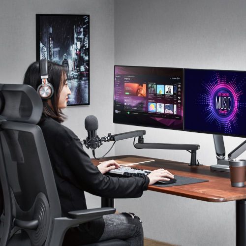 Rack Soporte Brazo de Aluminio para Micrófono de Estudio Profesional