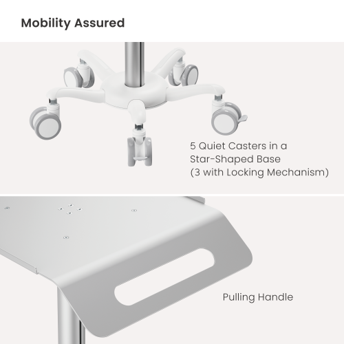 Carro médico para ECG