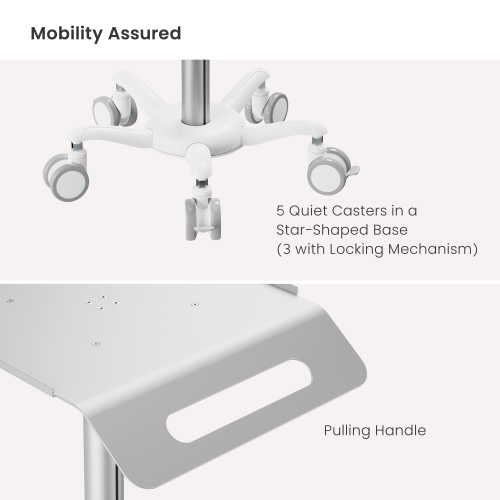 Carro médico ultrasónico