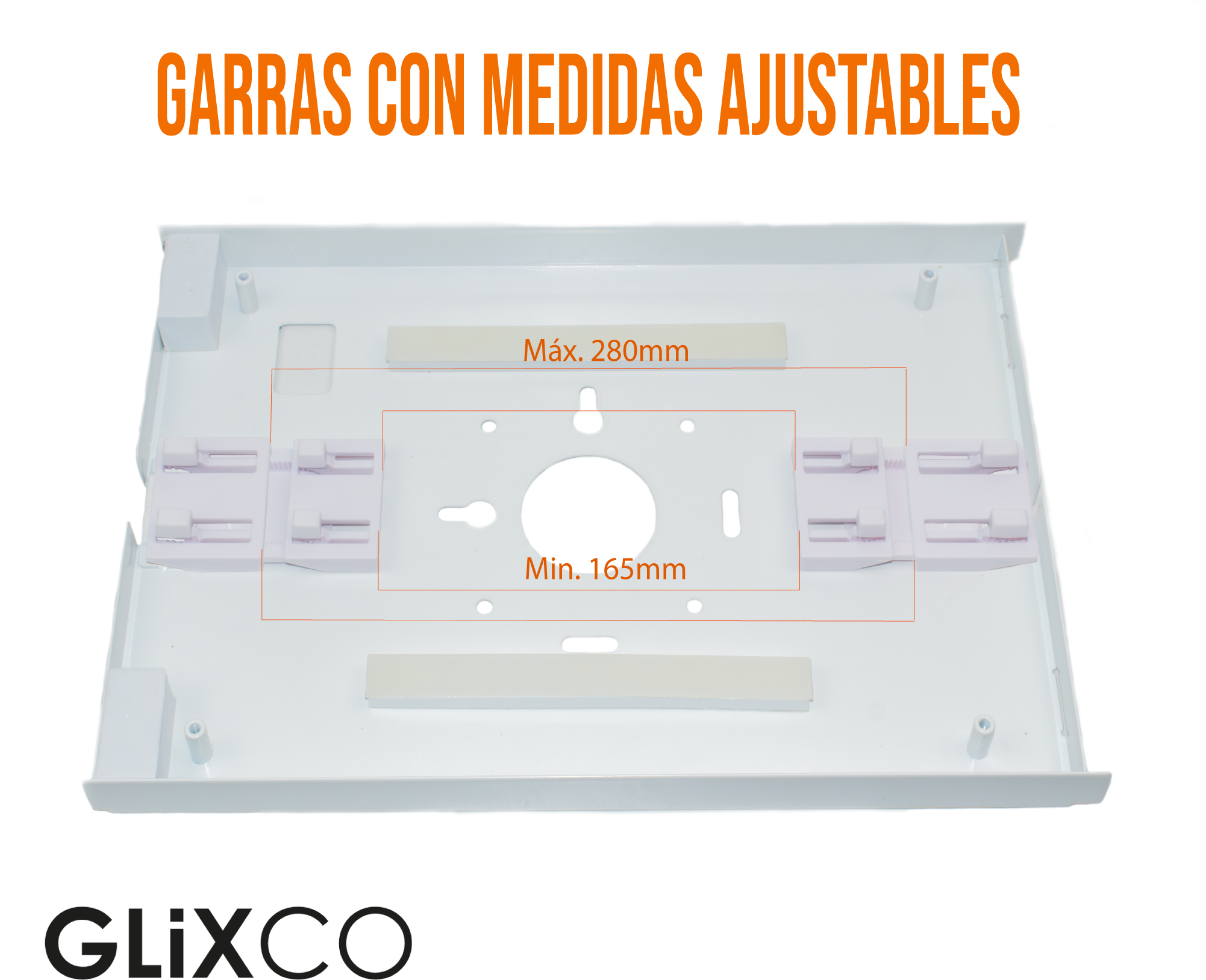 Soporte seguridad Enclosure con Llave para Tablet iPad 9.7 a 11 Pulg