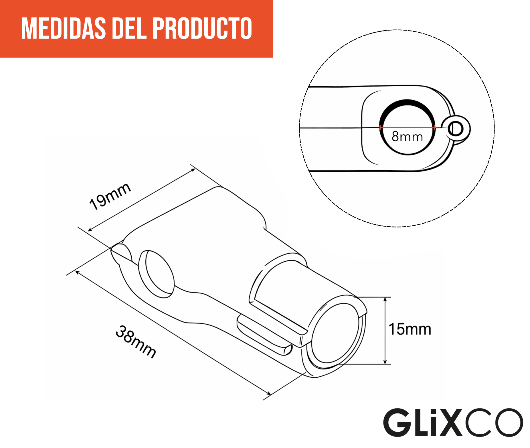 cerradura de gancho antirrobo de exhibición