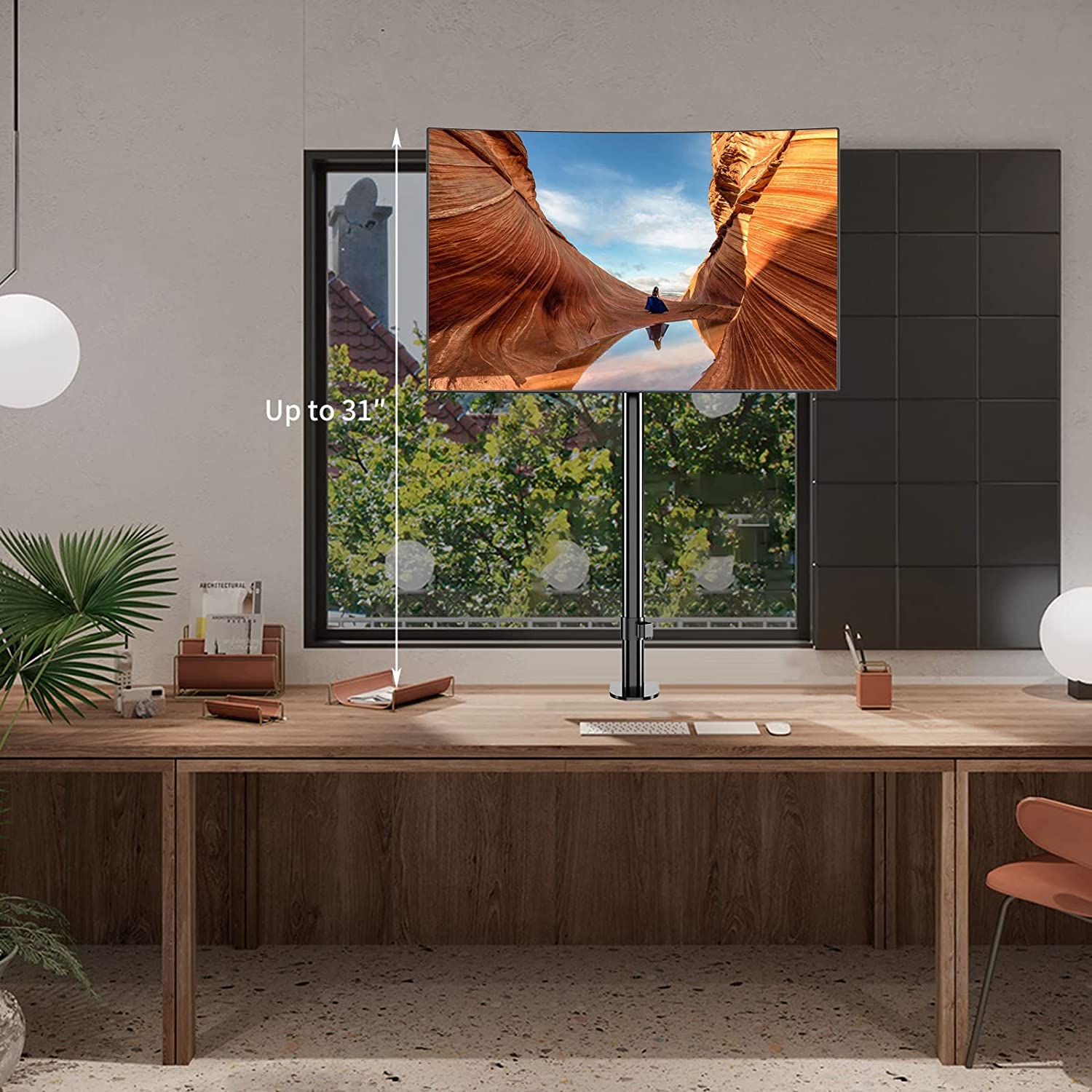 Tubo Poste Extra Alto de 80 cm / Diametro 35mm