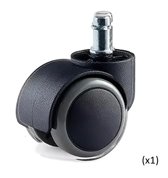 Rueda Garrucha para Silla Giratoria Nylon Poliuretano / Diametro Rueda 2" Pulg (48.5mm)