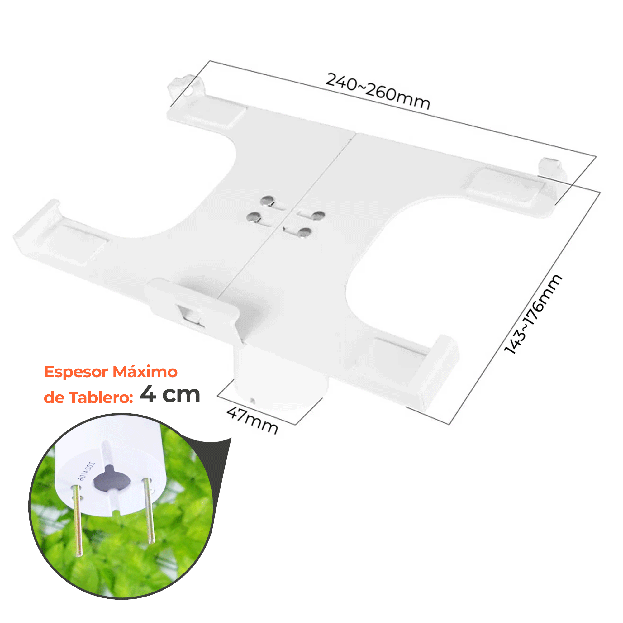 Soporte Antirrobo con Llave de seguridad para Tablet 9.5 a 10.9 Pulg