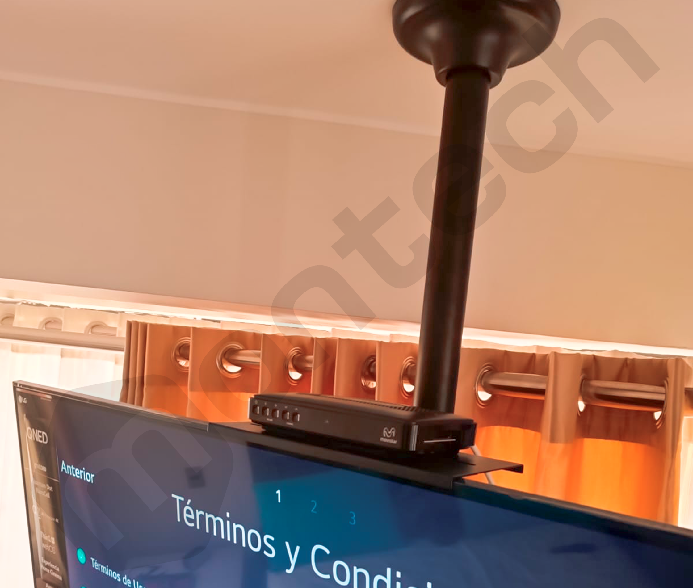 Soporte para decodificador de TV- Medida 60x12.7x3.9 cm