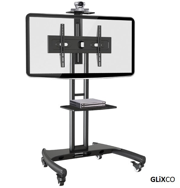 Pedestal con Ruedas para TV 32 a 70 Pulg / VESA Max 600x400mm / Carga 45.5 kg
