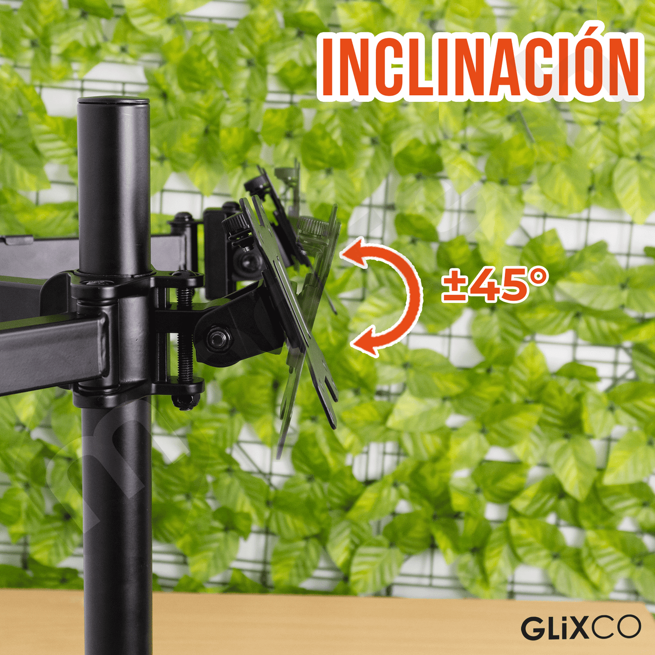 Rack Soporte Triple con Base de Escritorio para 3 Monitores 13 a 27 Pulg