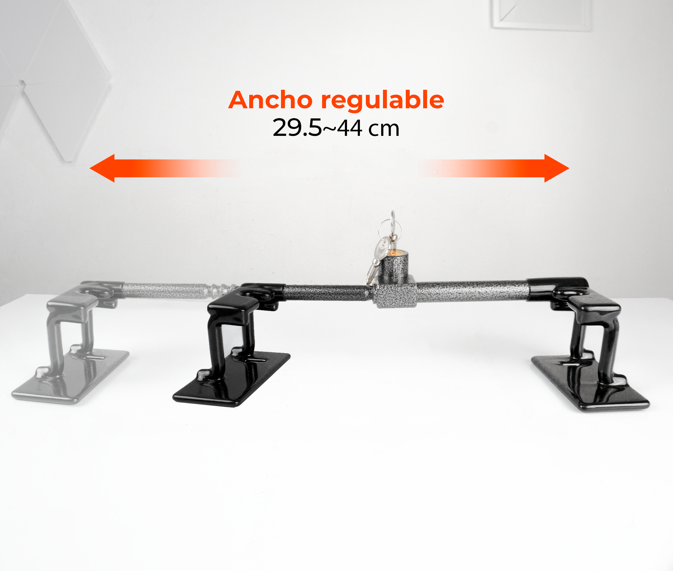 Soporte Base Anti-robo con Llave y Cable de Seguridad para Laptop
