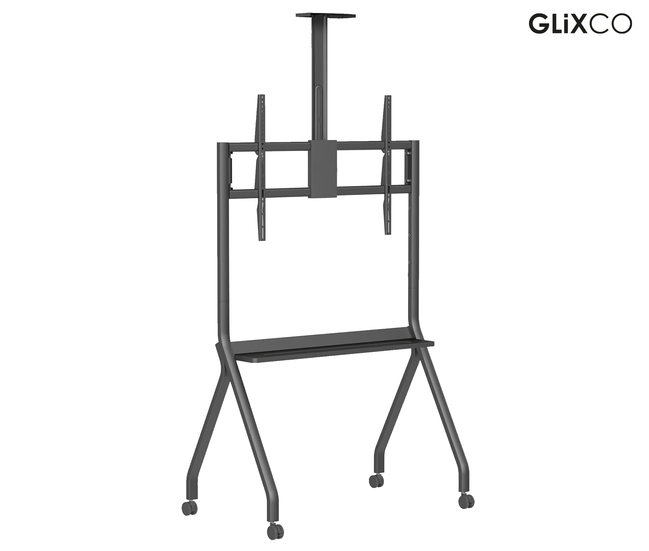 Rack Pedestal con Ruedas para TV 55 a 100 Pulg / VESA Max 900x600mm / Carga 120 kg