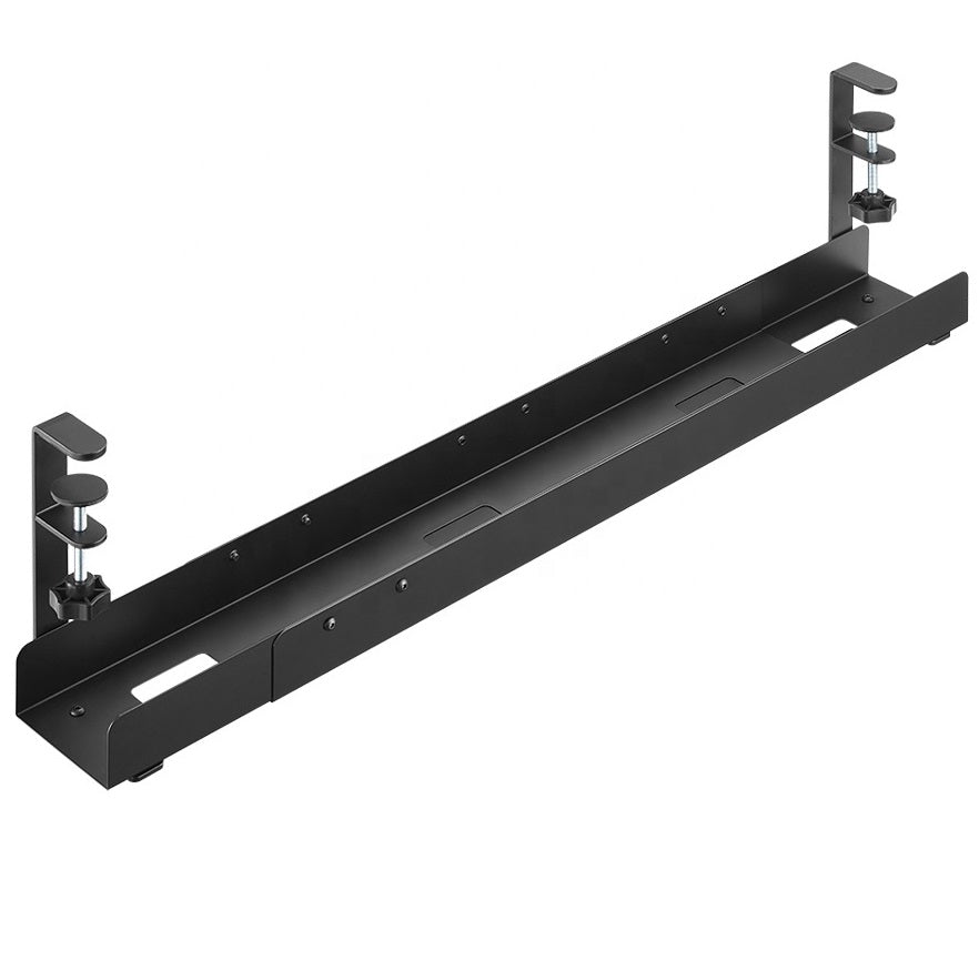 Organizador Bandeja Porta Cables Extendible y Prensa