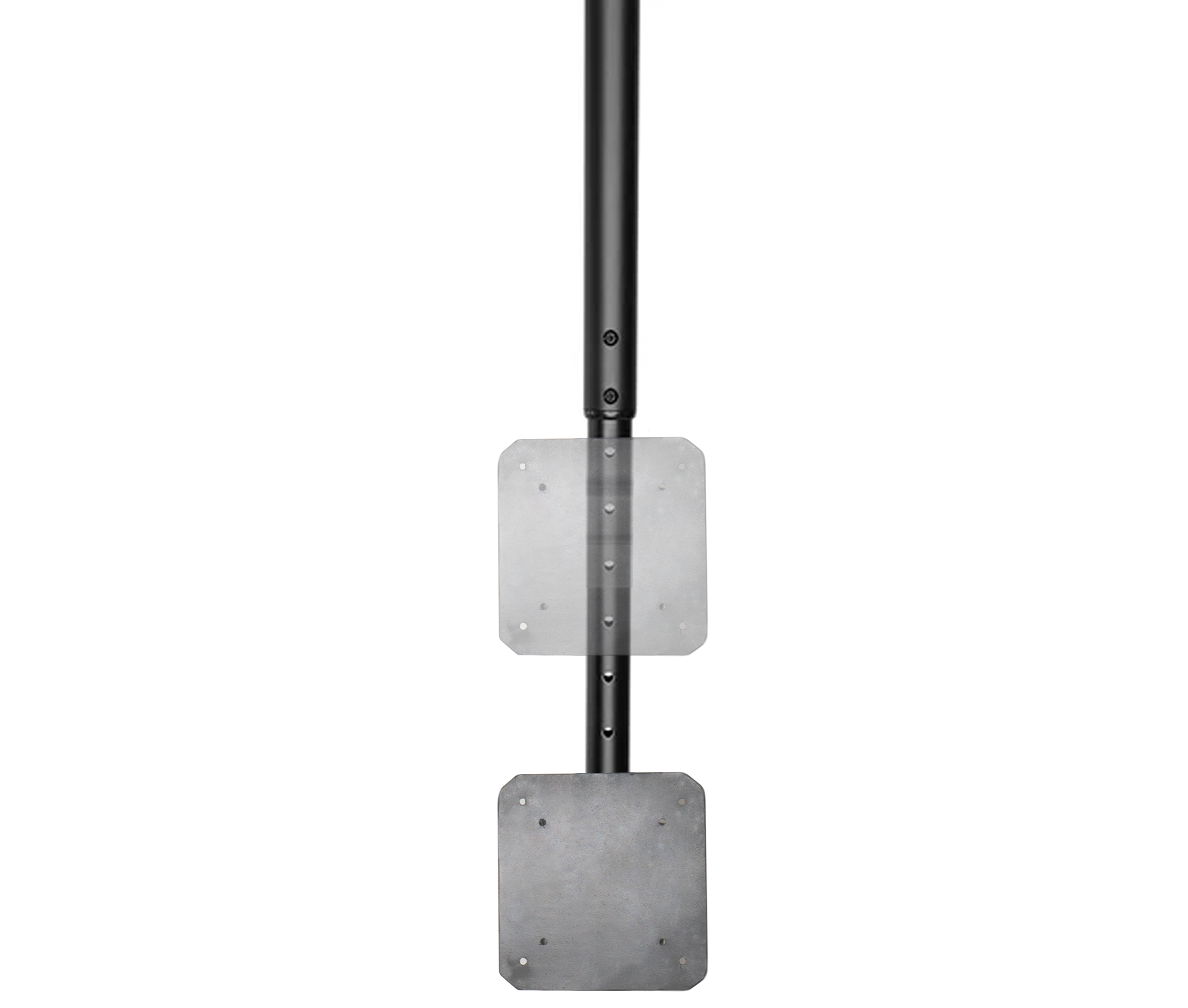 Rack Techo TV Monitor 23 a 34 Pulg / Alt Regulable 106 a 156cm / VESA Max 10x10cm / Carga 50 kg