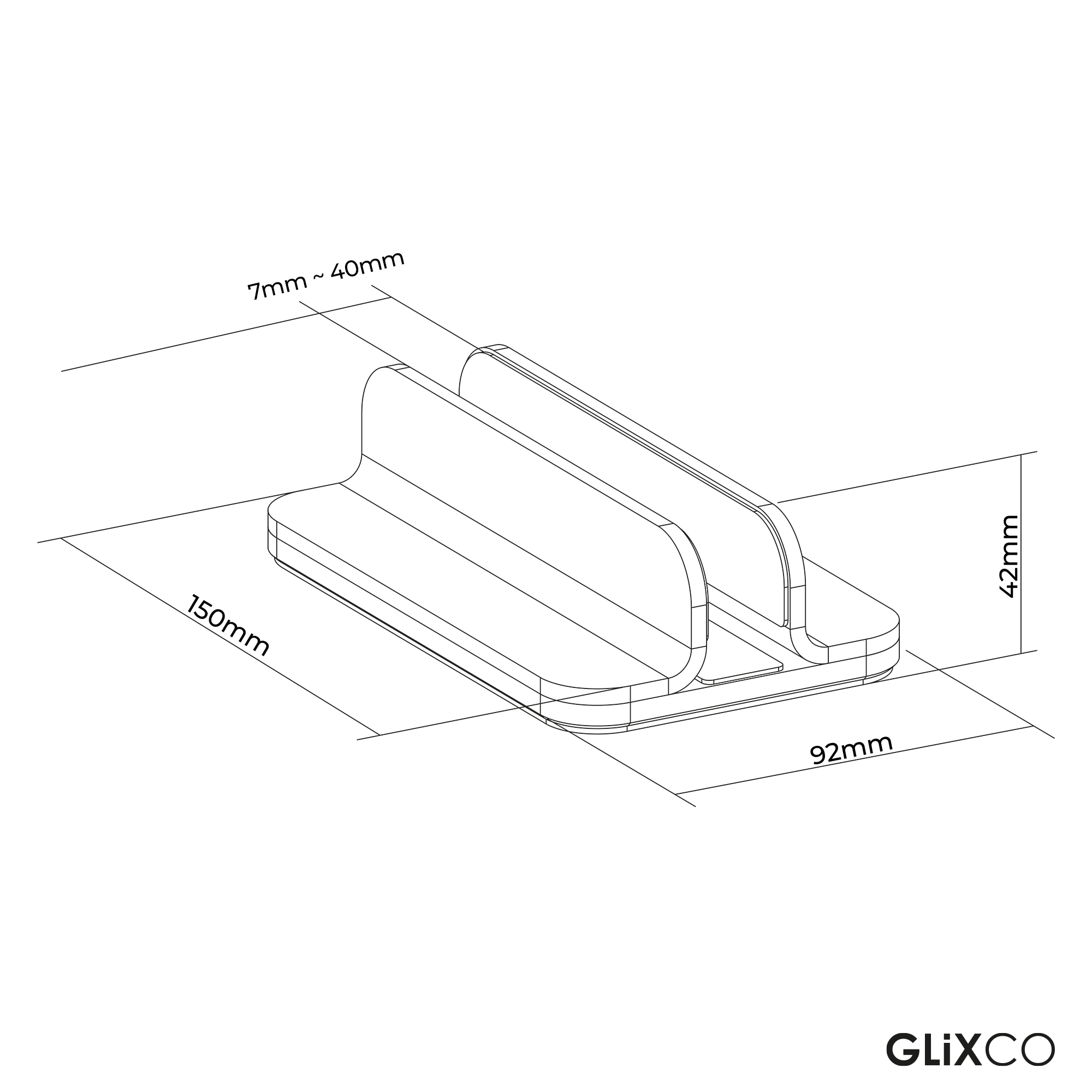 Soporte Base de Aluminio para Laptop - Ancho Ajustable