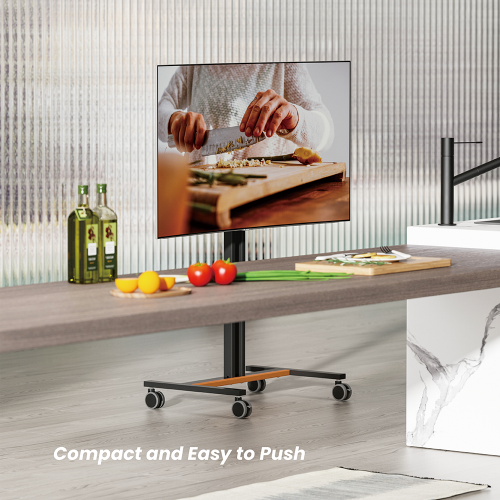 Pedestal con Rueda para TV 34-55 Pulg / VESA Max 400x400 mm / Carga 35 kg