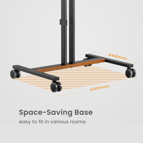 Pedestal con Rueda para TV 34-55 Pulg / VESA Max 400x400 mm / Carga 35 kg