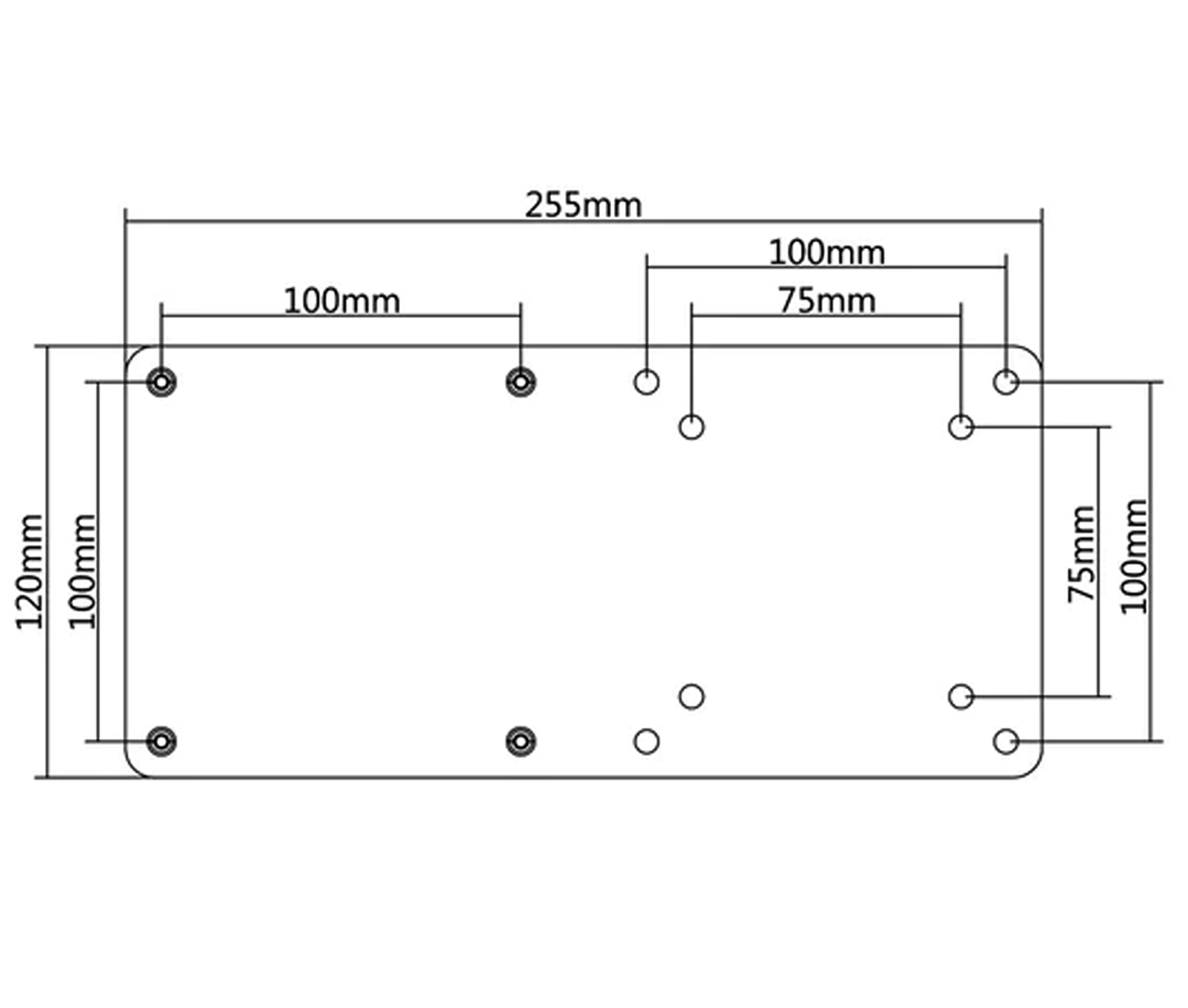 Placa de montaje VESA para Monitor + Intel NUC