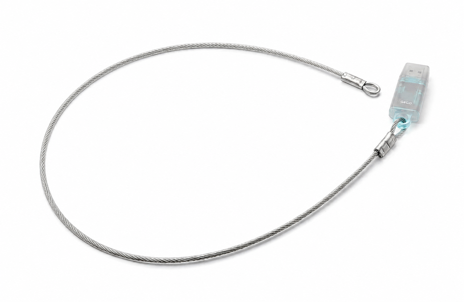Cable Seguridad para Memoria USB / Largo Max 65cm