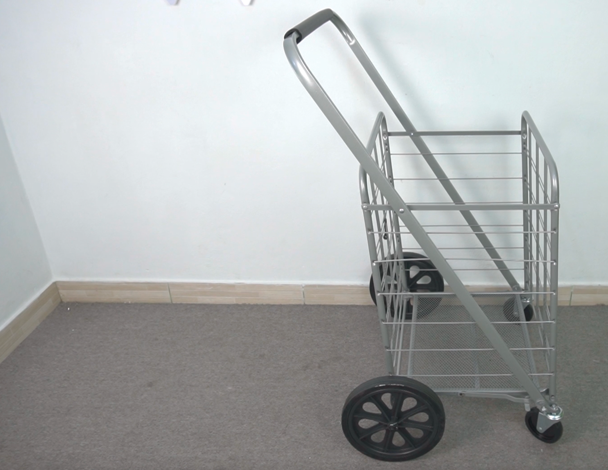 Coche Canasta Para Mercado Y Compras / Carrito Plegable