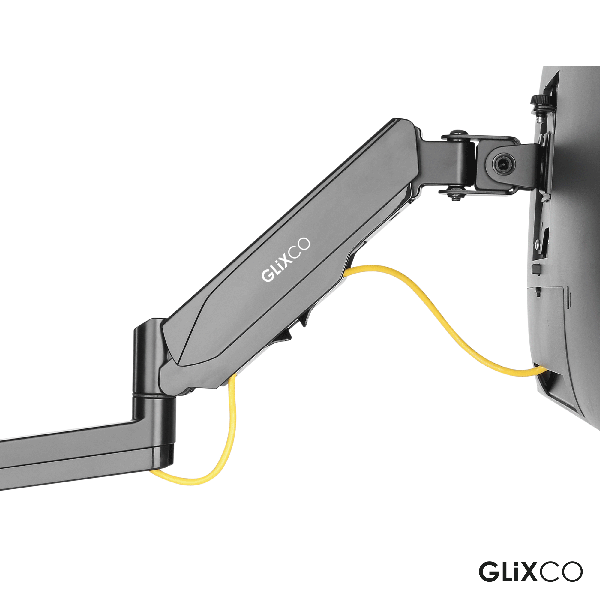 Rack Soporte con Gas Spring de Pared para Monitor 17 a 32 Pulg