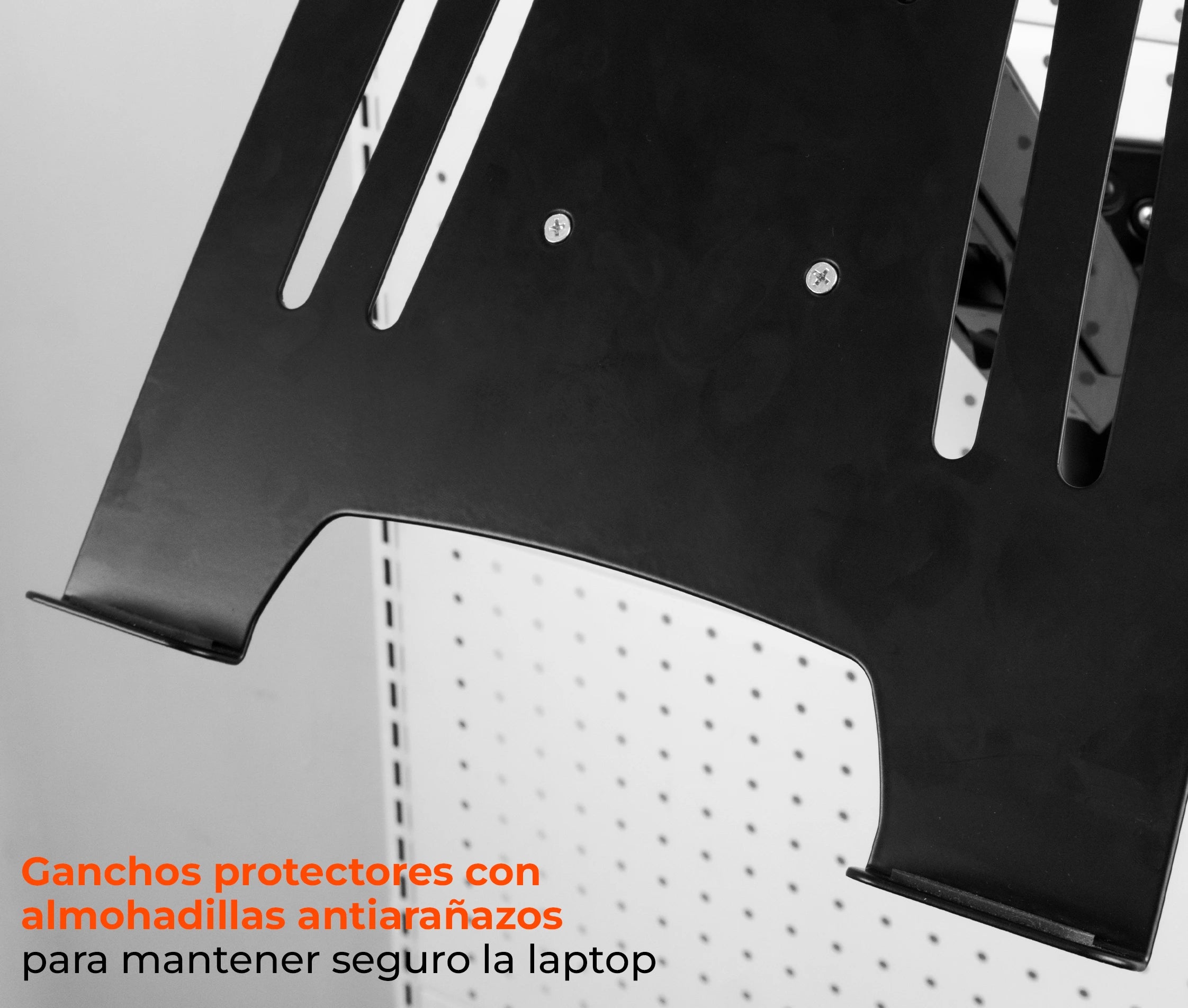 Rack Soporte con Gas Spring de Pared para Laptop 10 a 15 Pulg