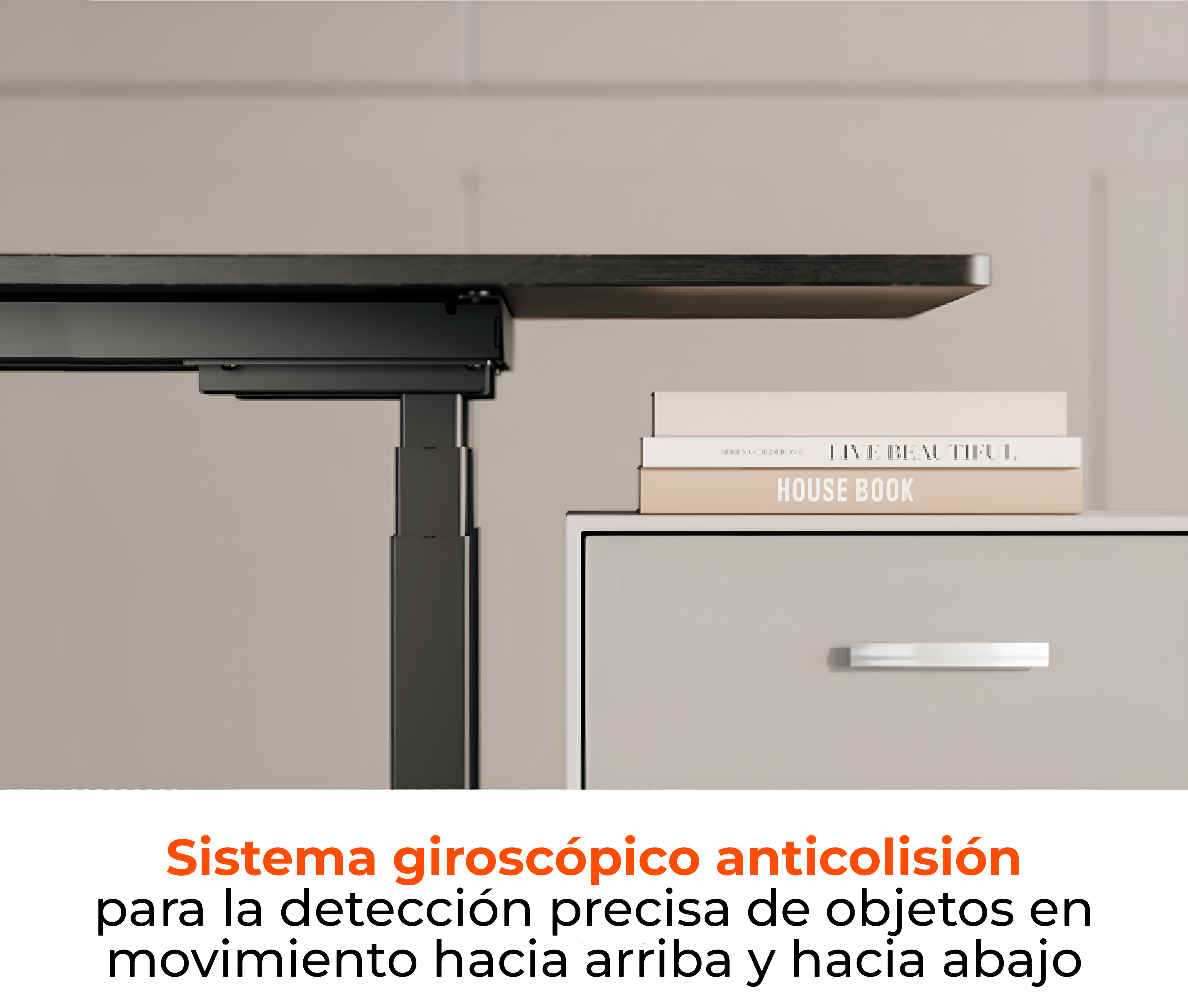 Patas Electricas Motorizado con Cuatro Motores para Escritorio / Carga 250 Kg / No Incluye Tablero