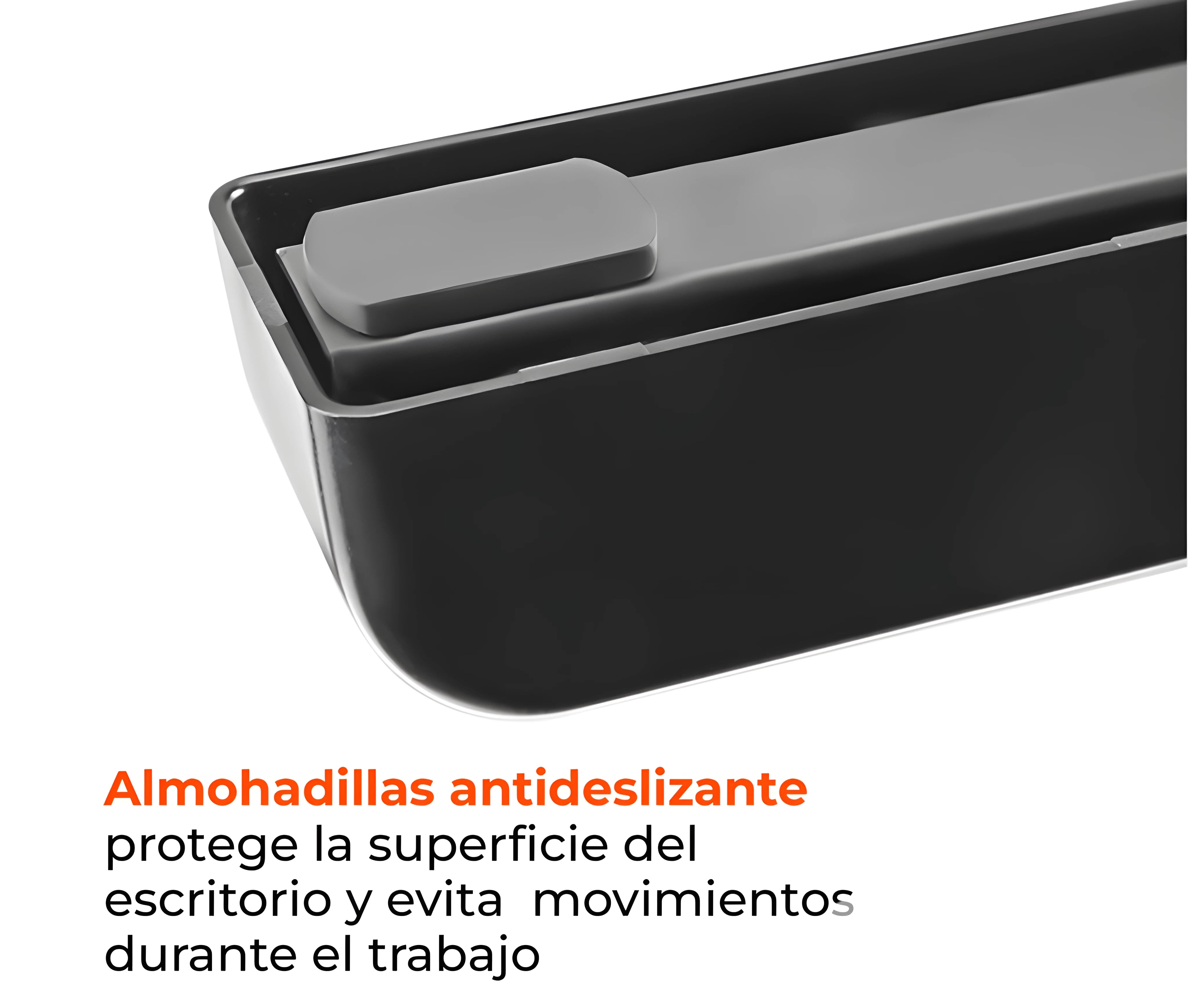 Escritorio Sobremesa 95x40 cm con Altura Regulable 11.5 a 50 cm para trabajar Sentado o Parado