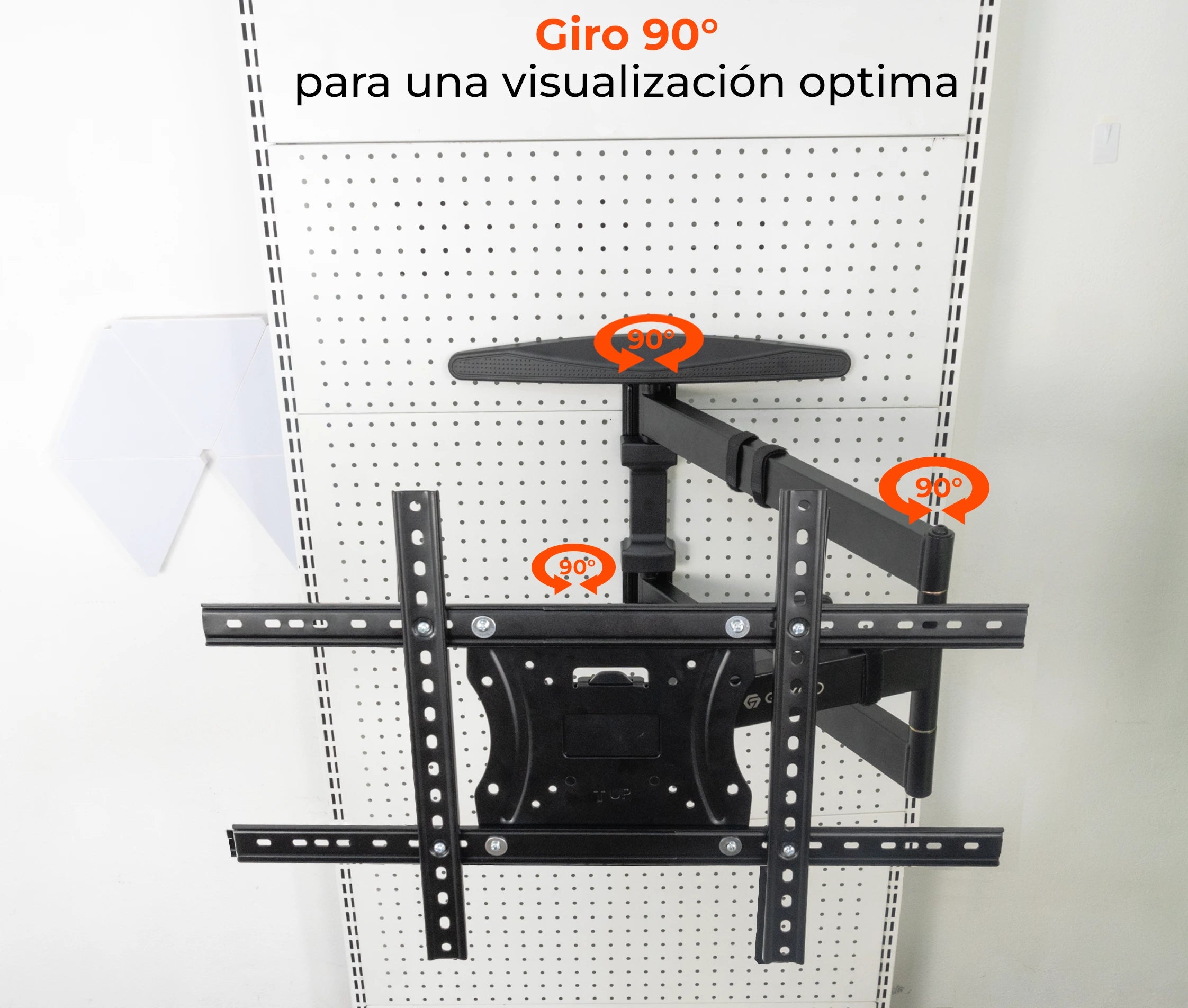 Rack Giratorio TV 30 a 70 Pulg / VESA Max 600x400mm / Carga 45 kg / Brazo extendido 83cm