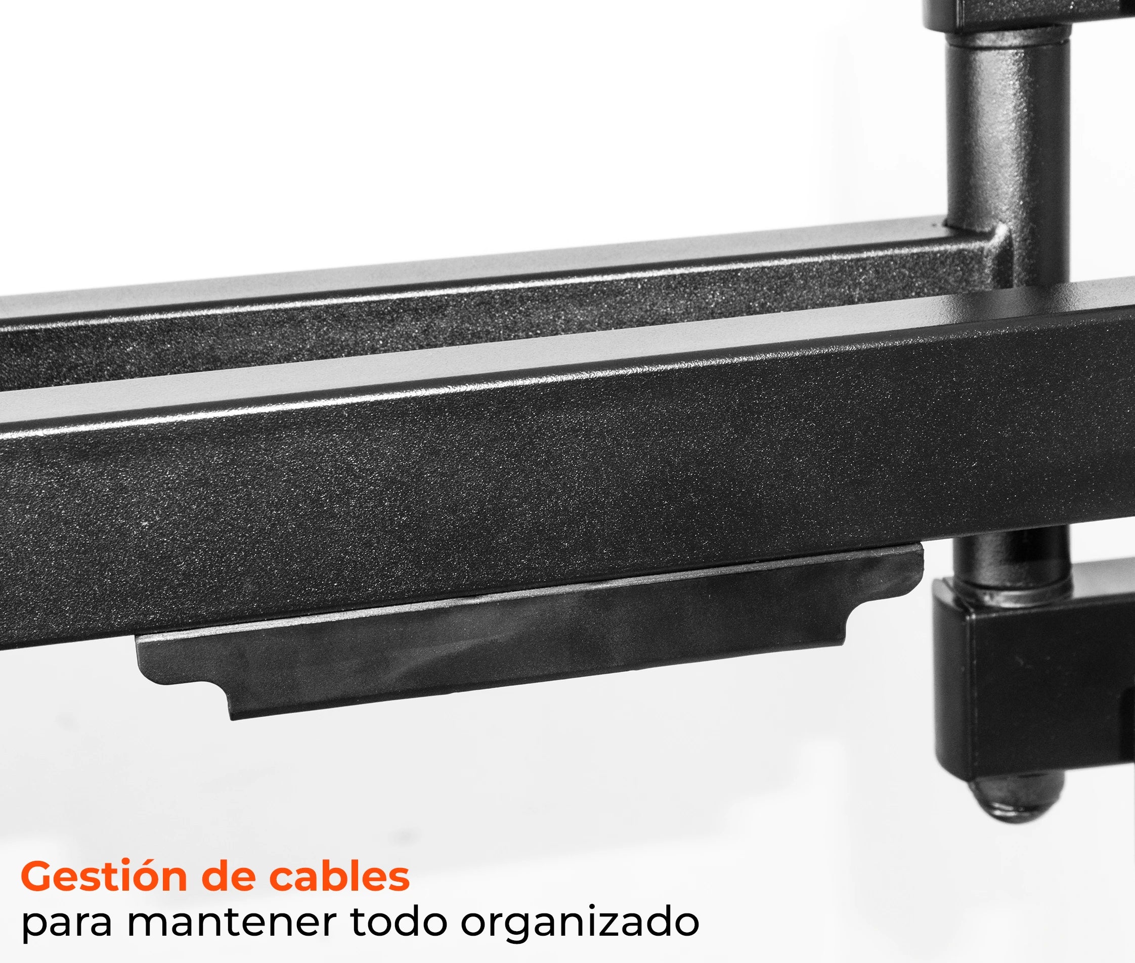 Rack Giratorio con Doble Brazo Articulado para TV 50 a 90 Pulg / VESA Max 800x600mm / Carga 75 kg / Brazo extendido 63.5 cm