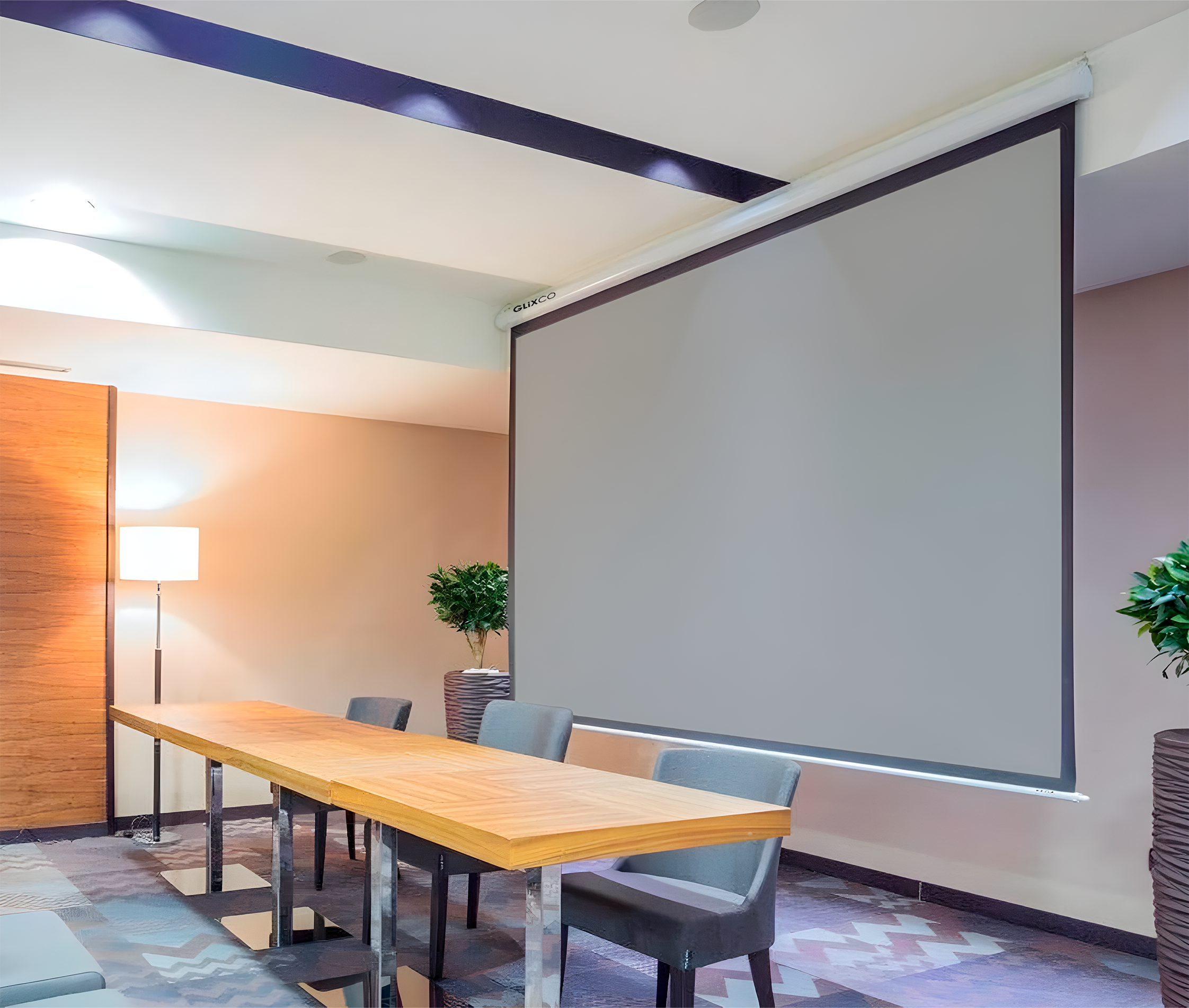 Ecran Manual Gris Mate 100 Pulg (16:9) 2.21x1.25 m