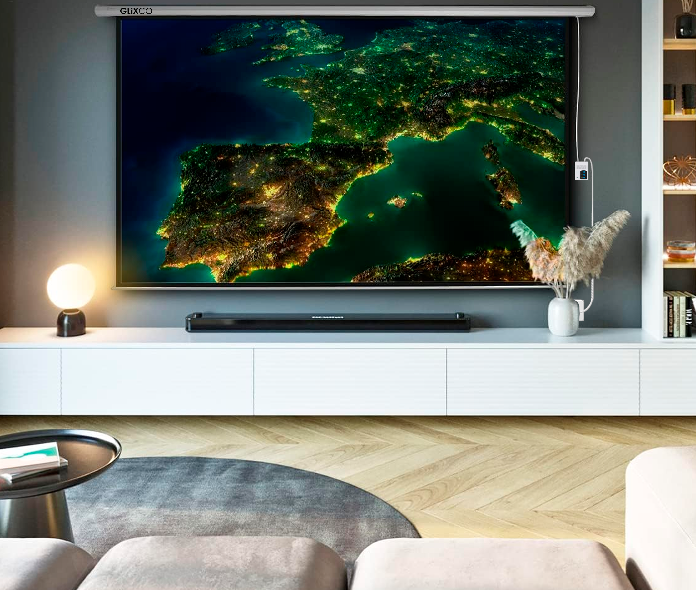 Ecran Eléctrico 120 Pulg (4:3) 2.44x1.83 m / Vinil