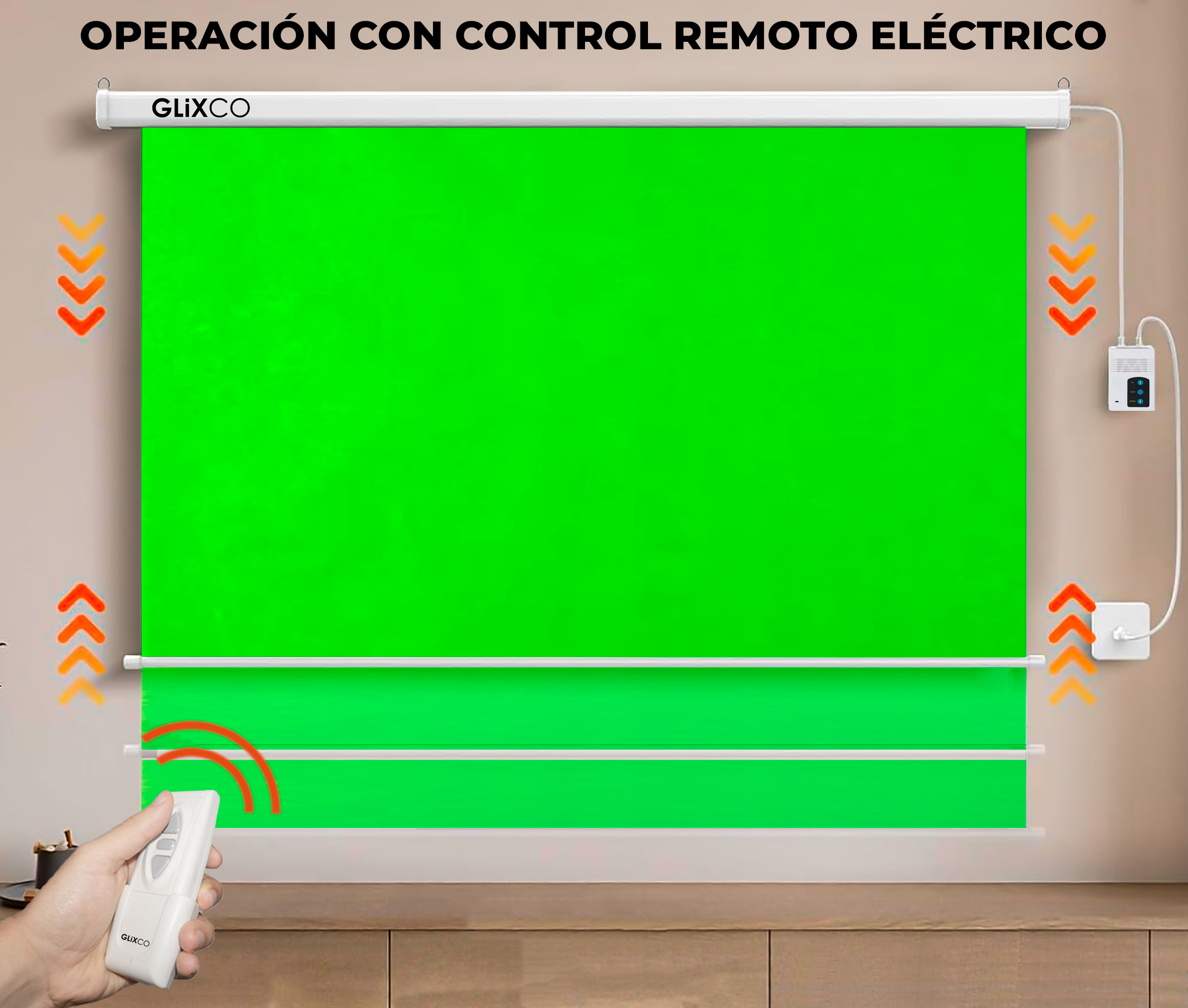 Ecran Eléctrico Verde 100 Pulg (4:3) 2.0x1.50 m / Vinil