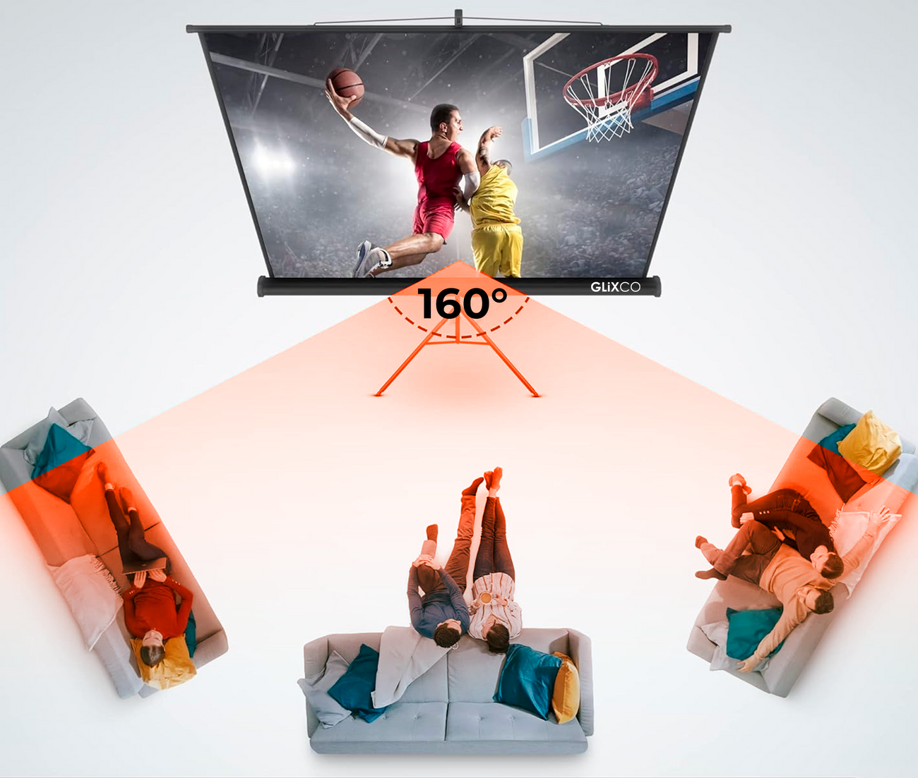 Ecran con Tripode 100 Pulg (4:3) 2.03x1.52 m / Vinil
