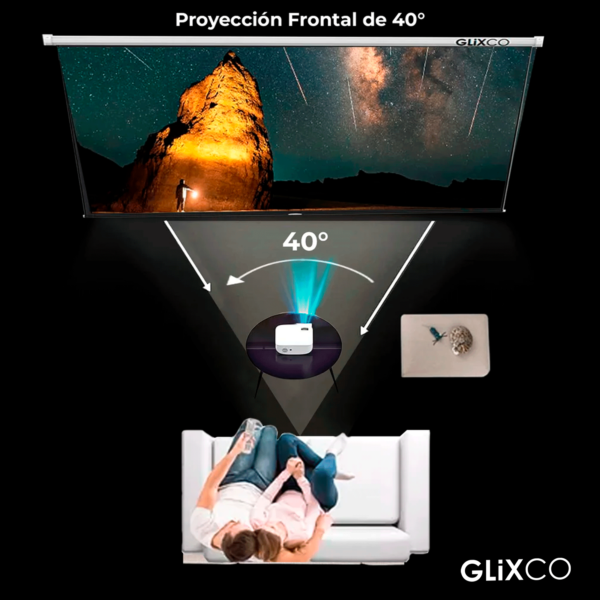 Ecran Gris Manual 72 Pulg (16:9) 160 x 90 cm / ALR