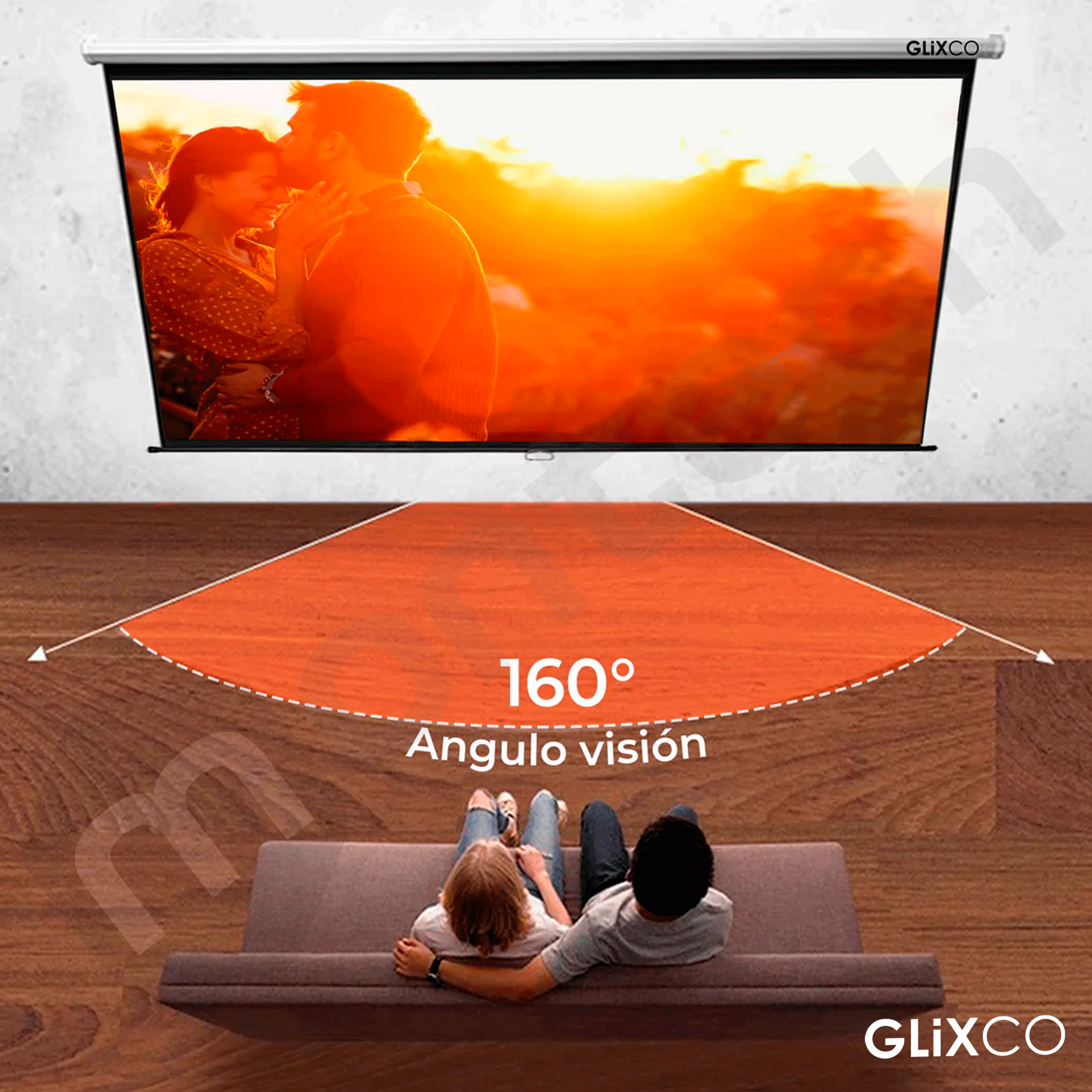 Ecran Manual 72 Pulg (16:9) 160 x 90 cm / Vinil