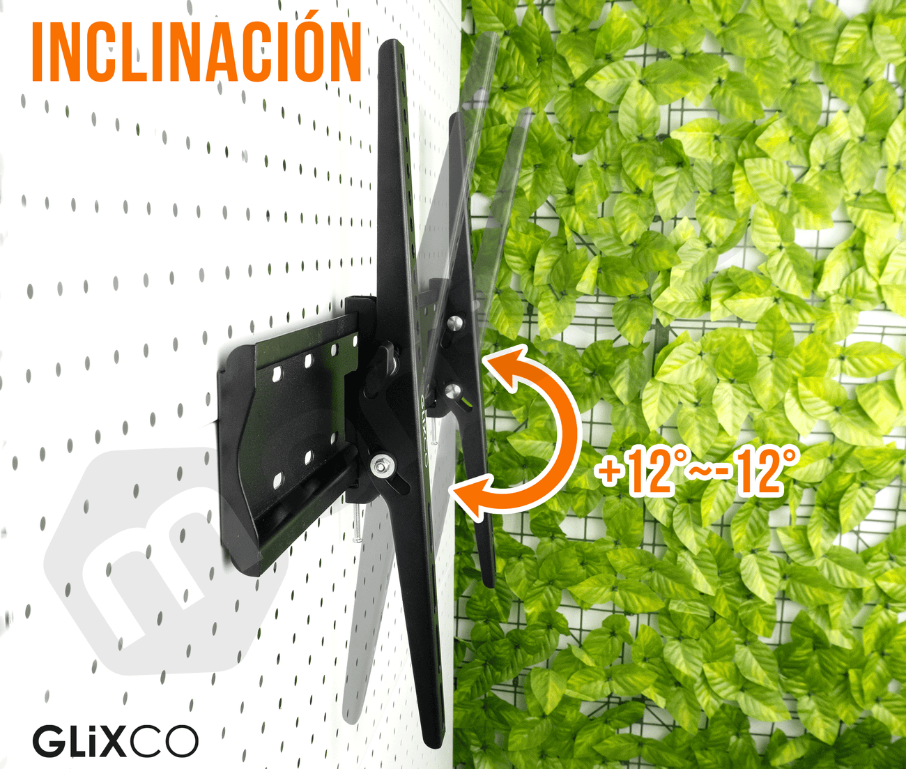 Rack Fijo con Inclinación para TV 37 a 70 Pulg / VESA Max 600x400mm / Carga 40 kg