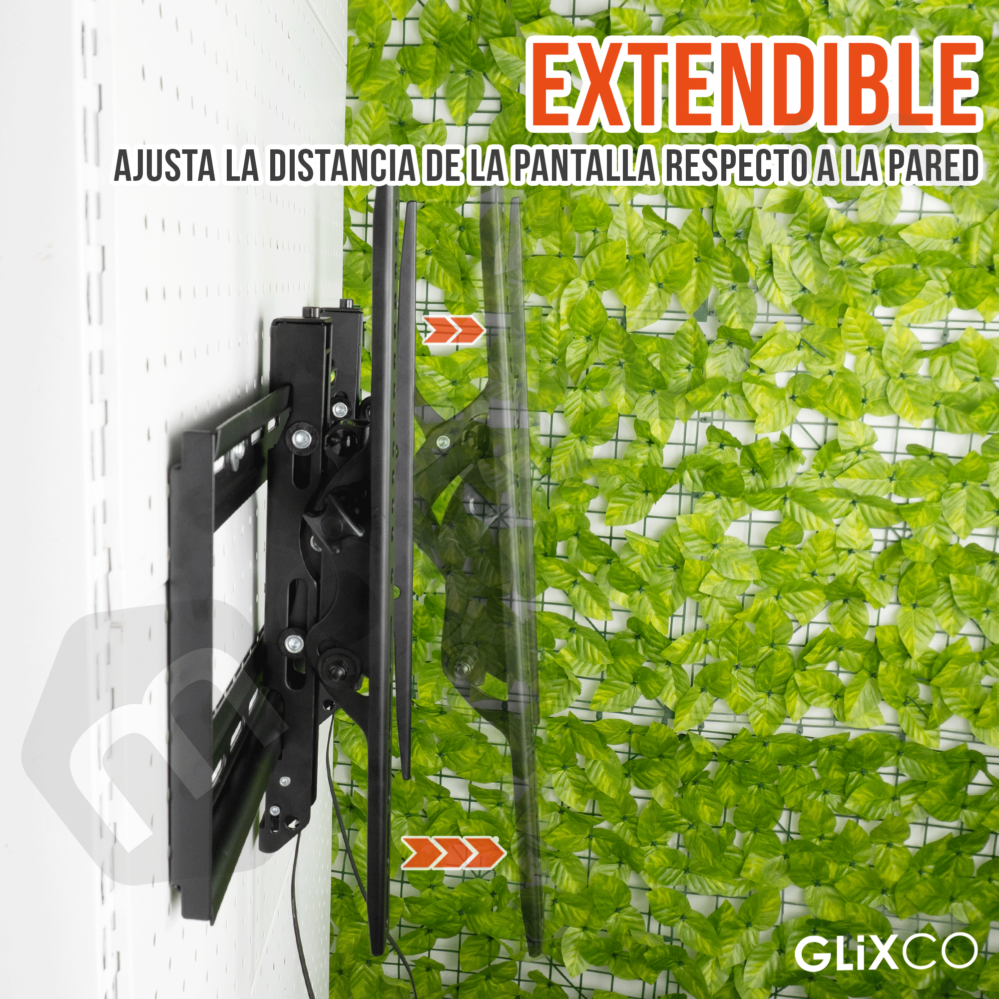 Rack Fijo con Inclinación para TV 37 a 80 Pulg / VESA Max 600x400mm / Carga 70 kg