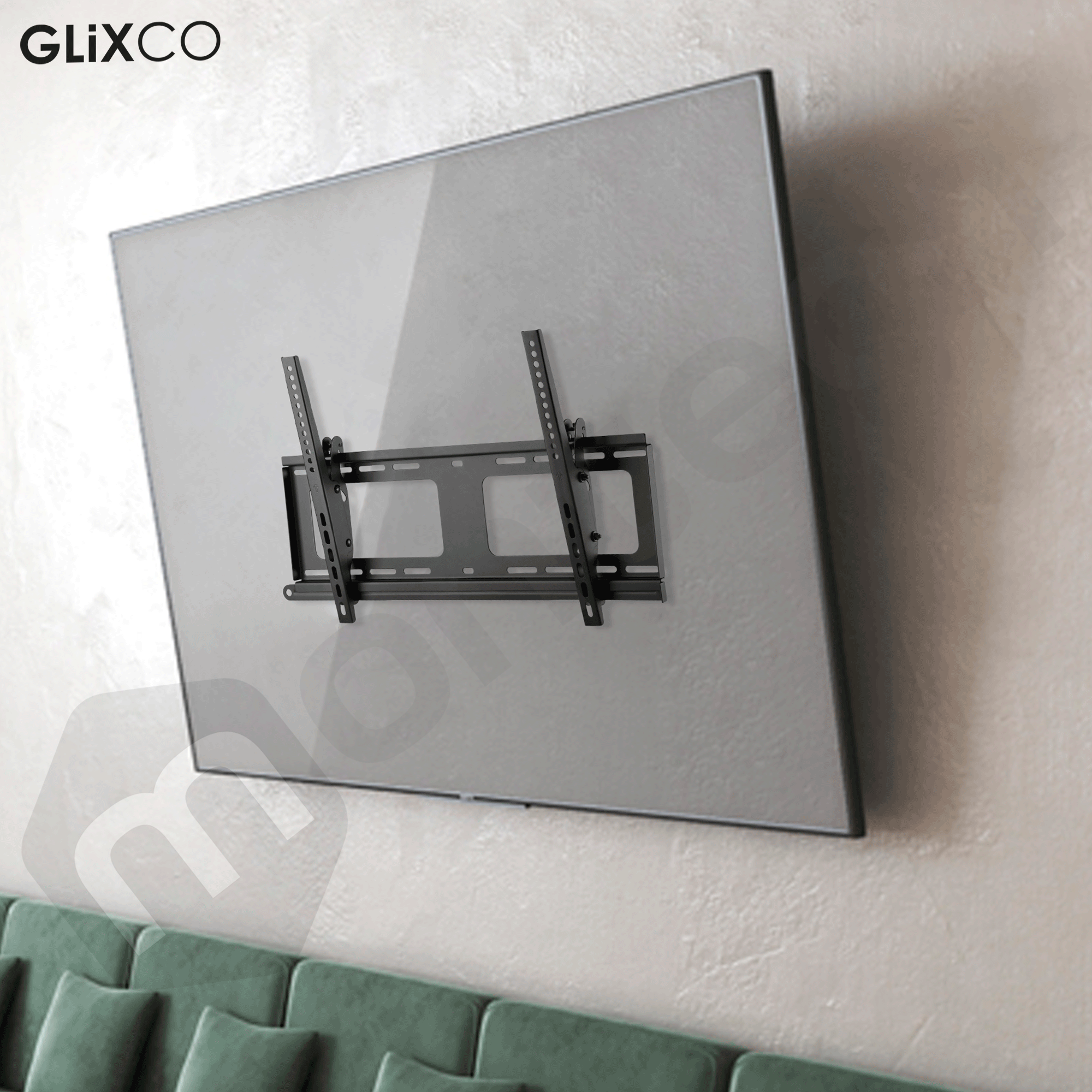 Rack Fijo con Inclinación para TV de 37 a 80 Pulg / VESA Max 600x400mm / Carga 80 kg