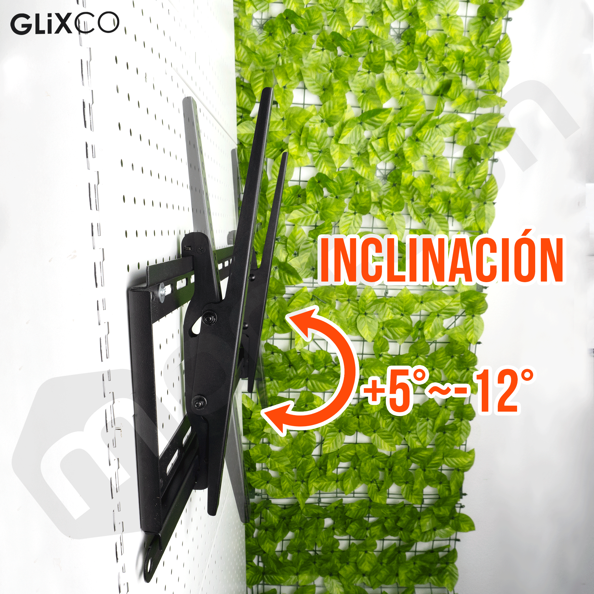 Rack Fijo con Inclinación para TV 43 a 90 Pulg / VESA Max 800x400mm / Carga 70 kg