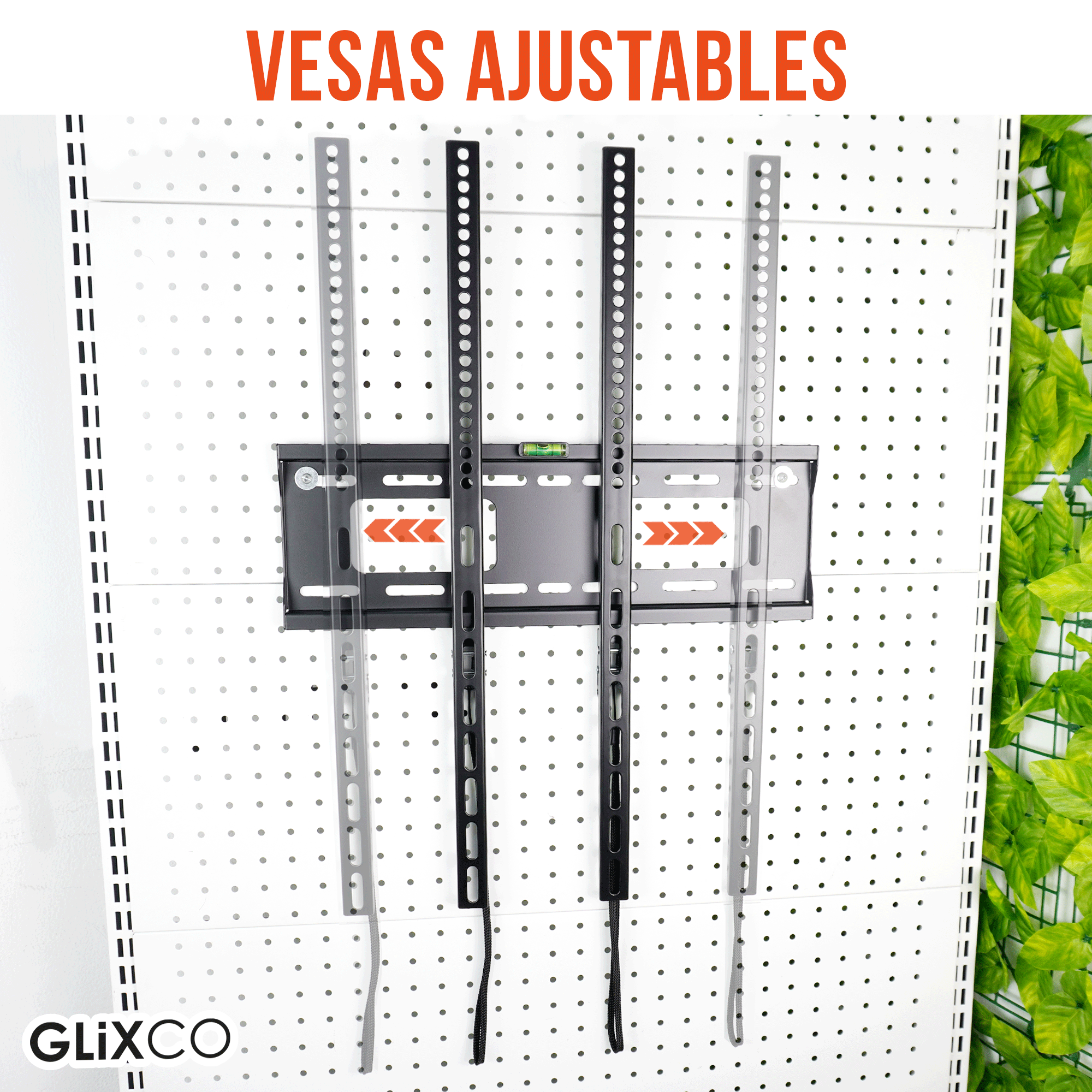 Rack Fijo Vertical para TV 37 a 75 Pulg / VESA Max 400x600mm / Carga 75 kg
