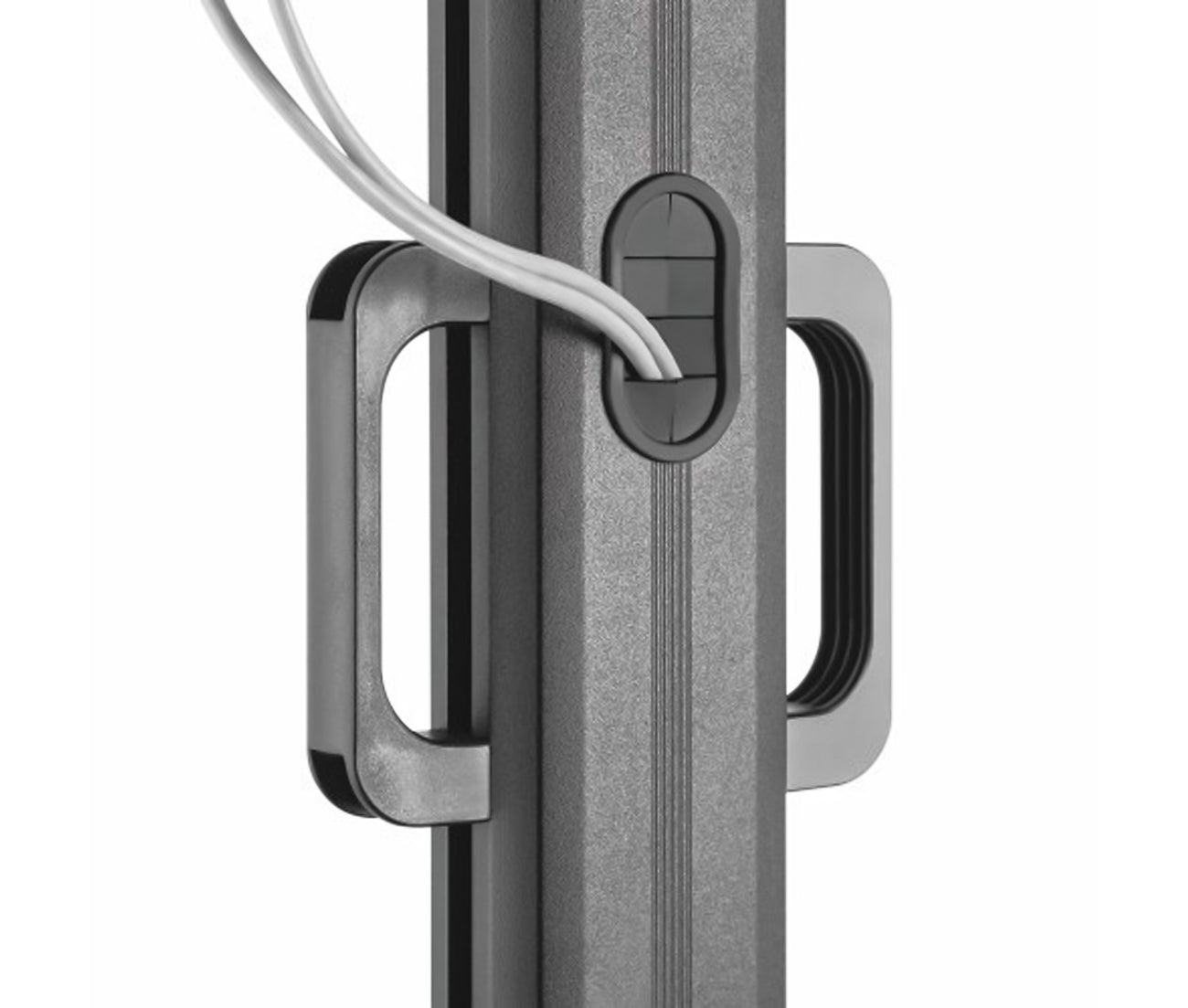 Pedestal con Ruedas para 2 Monitores 13 a 32 Pulg con Soporte para CPU y teclado