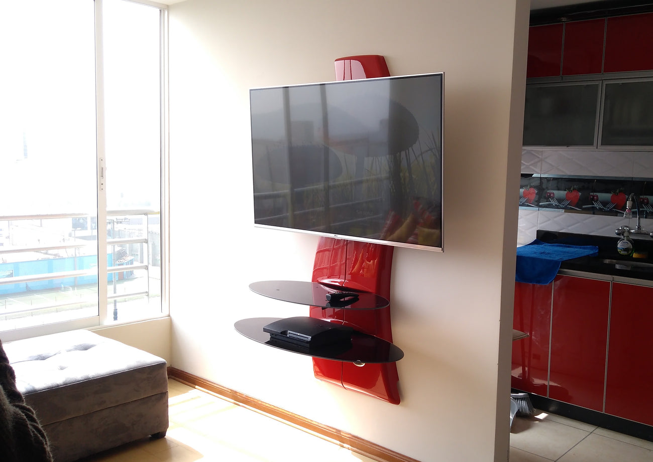 Mueble Flotante para TV 32 a 65 Pulg / VESA Max 600x400mm / Carga 20 kg