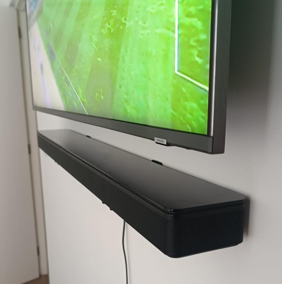 Rack Soporte de Pared para Barra de Sonido y Parlante - Regulable 9cm a 15cm (PAR)