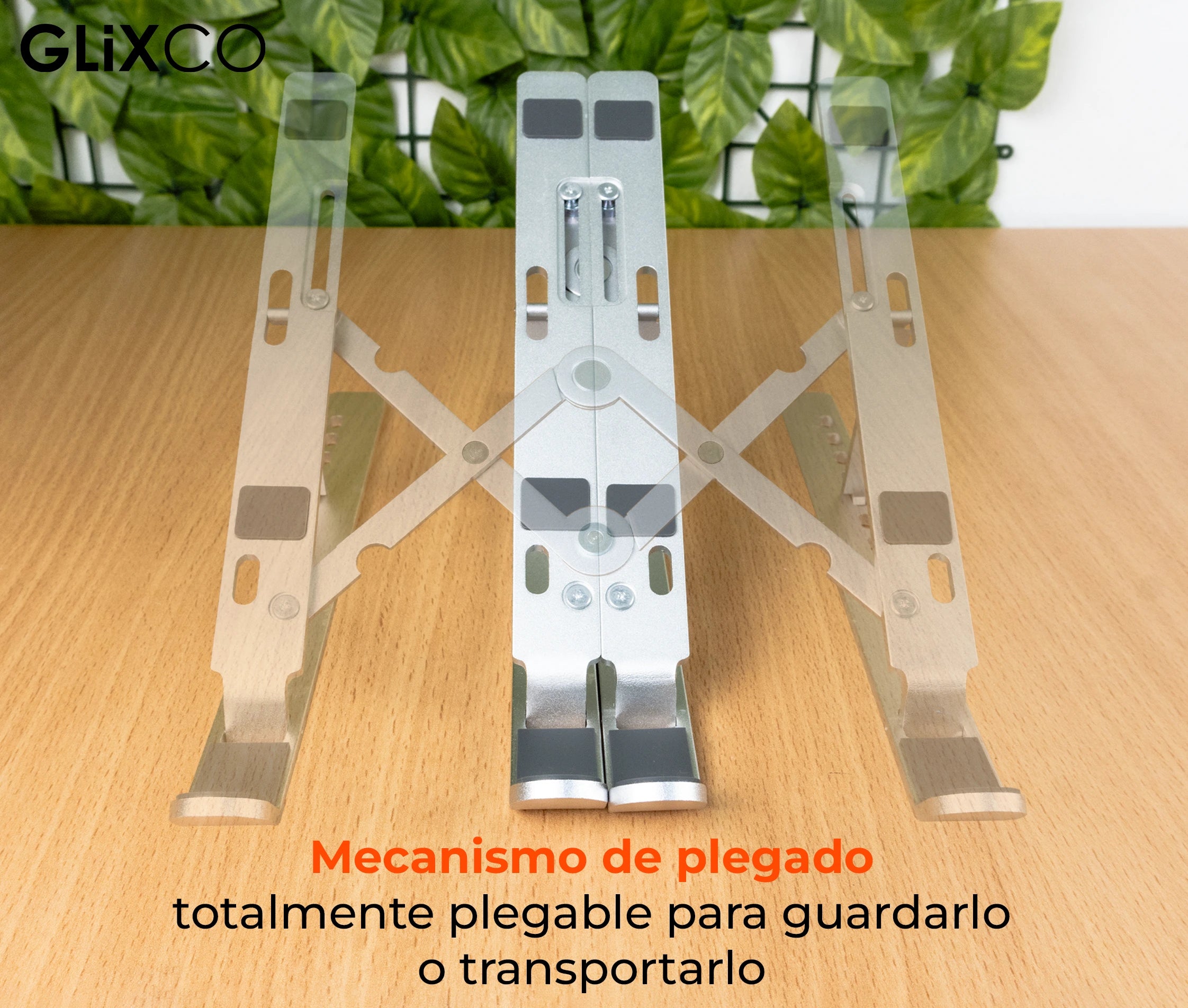 Elevador Plegable De Aluminio para Laptop 11 a 15 Pulg