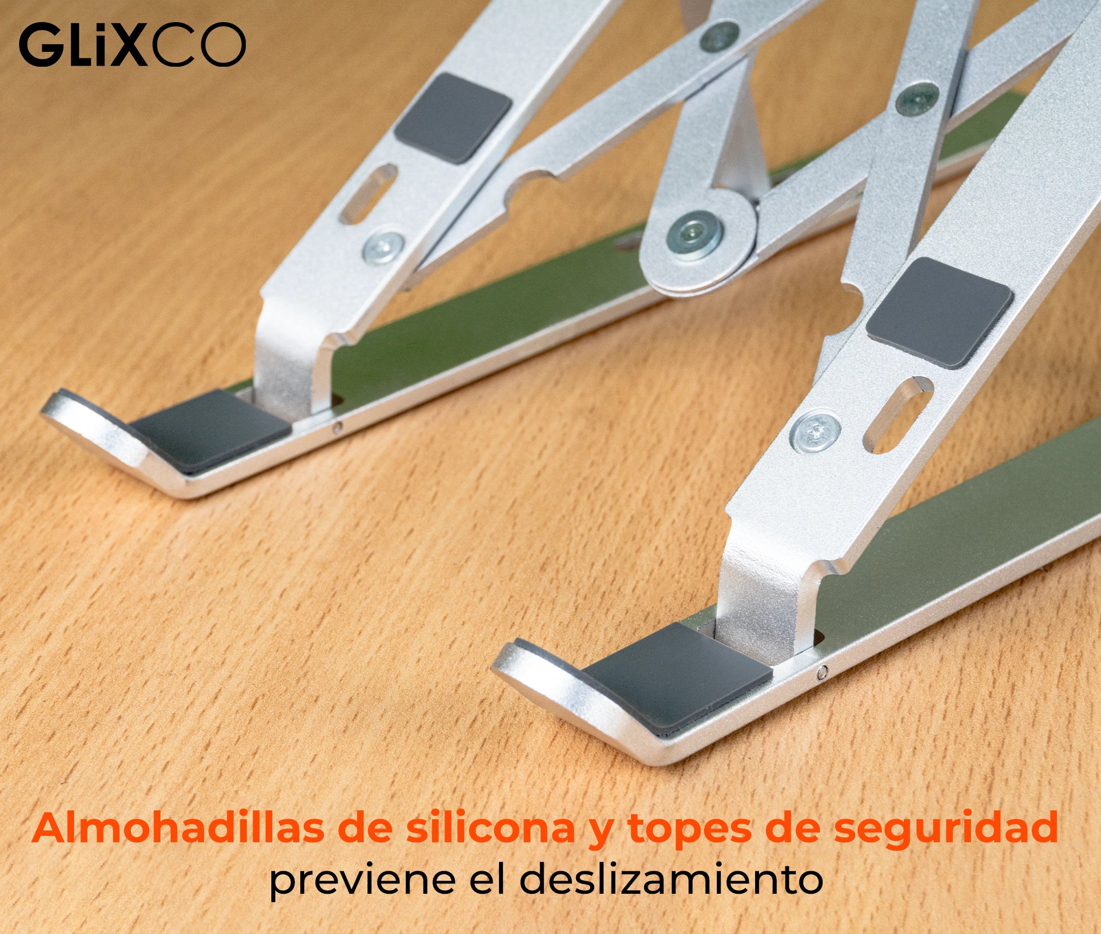 Elevador Plegable De Aluminio para Laptop 11 a 15 Pulg